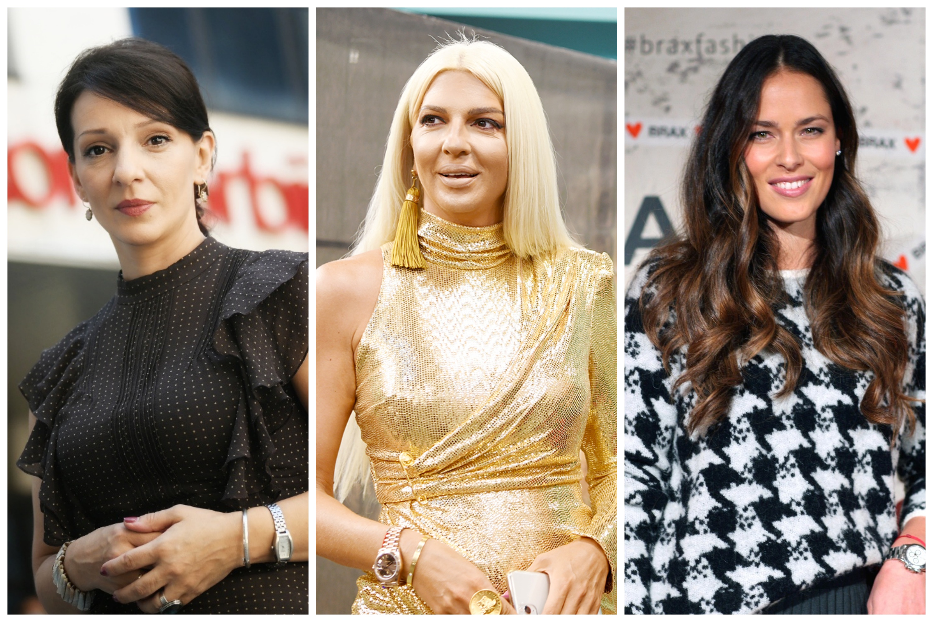 Žene uzori
Marinika Tepić, Jelena Karleuša, Ana Ivanović Foto: Arhiva/Famous/Avalon / Avalon Editorial / Profimedia
