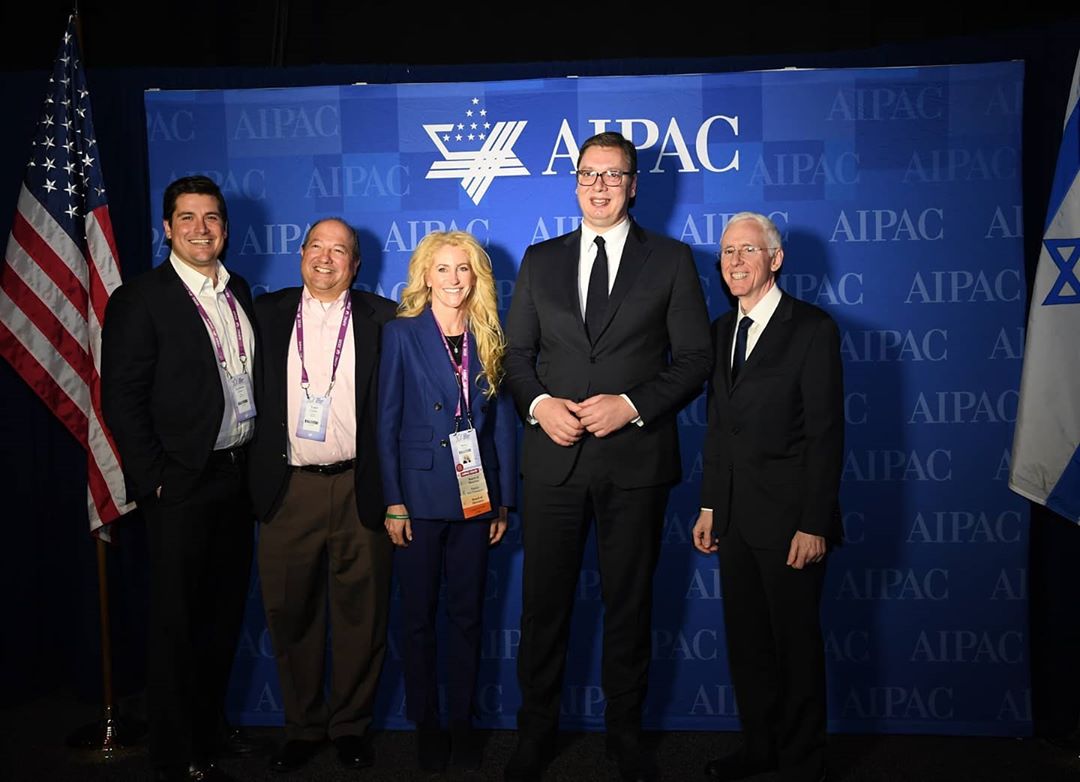 Aleksandar Vučić, AIPAC, Ajpak Vasington, 
Vasington, 1. marta 2020 - Predsednik Srbije Aleksandar Vucic danas se u Vasingtonu sastao sa rukovodstvom Americko-izraelskog saveta za javne poslove (AIPAC). TANJUG/ INSTAGRAM/ BUDUCNOSTSRBIJEAV