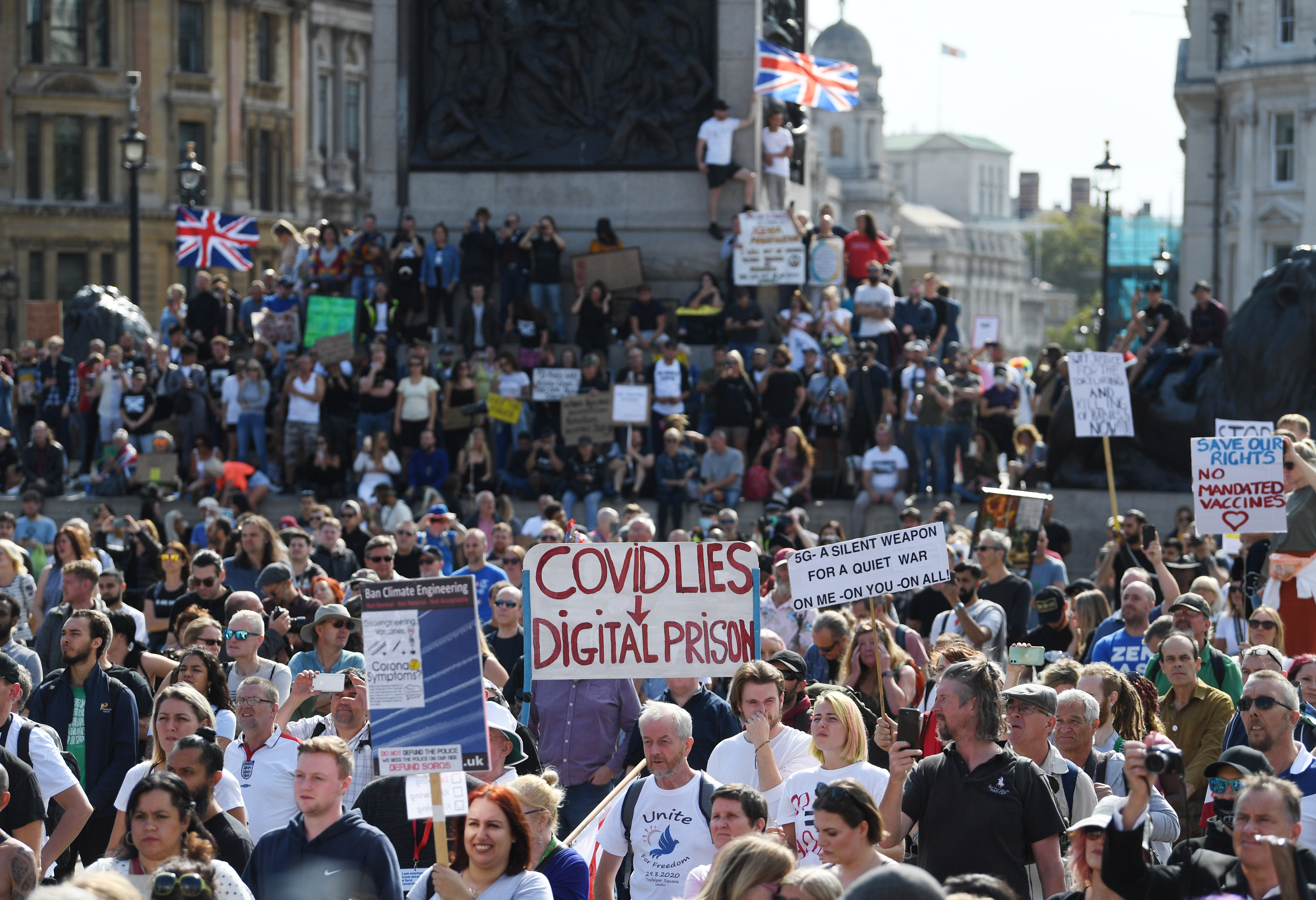London protest, Resist &amp; Act For Freedom Rally