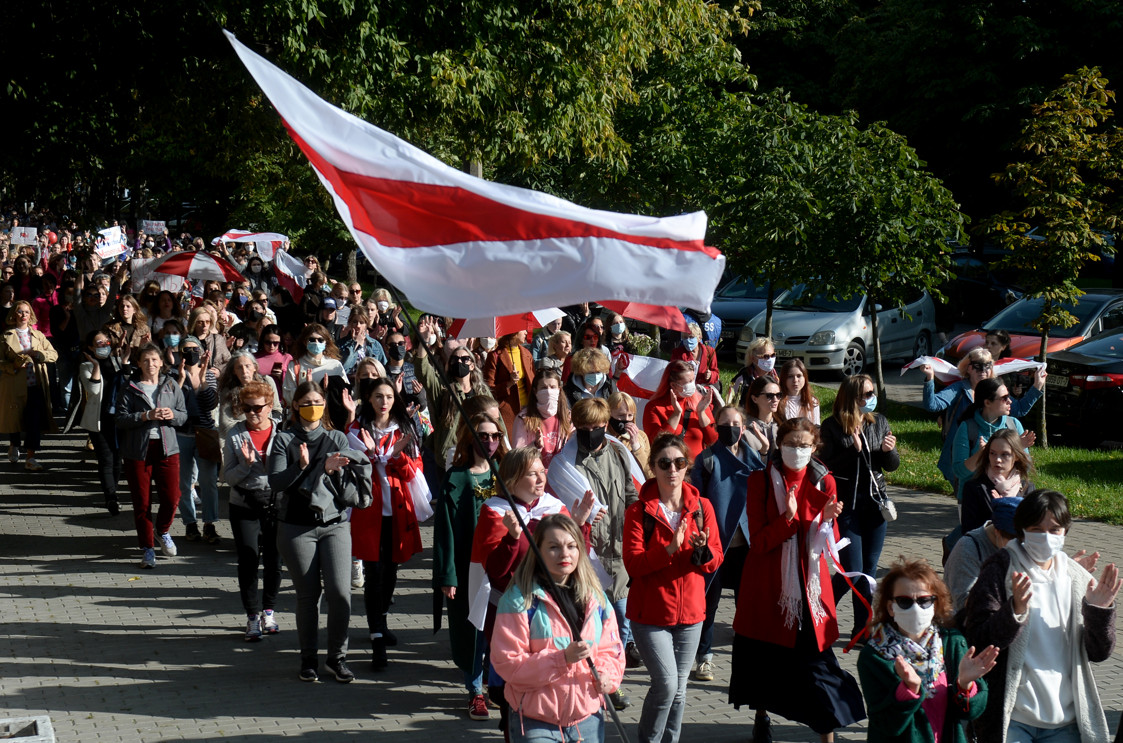 Opposition protests continue in Minsk