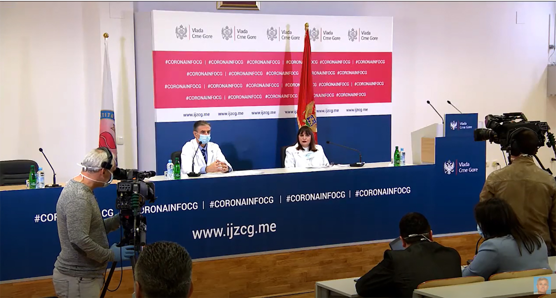 Institut za javno zdravlje Crne Gore - Konferencija za medije, 31.03 2020
