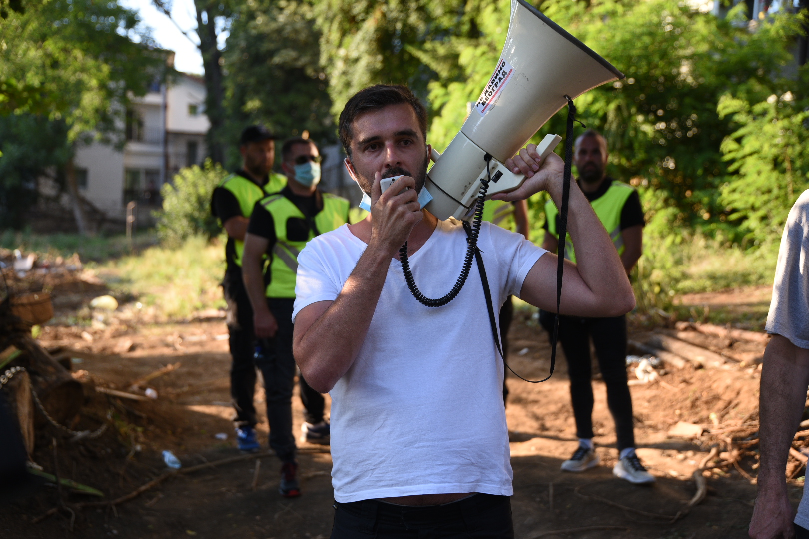 Beograd 01.07.2020. Banovo brdo, protest Foto: Dragan Mujan/Nova.rs