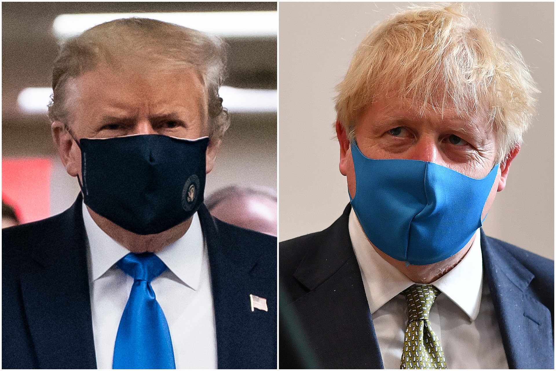 Donald Tramp, Boris Džonson maska