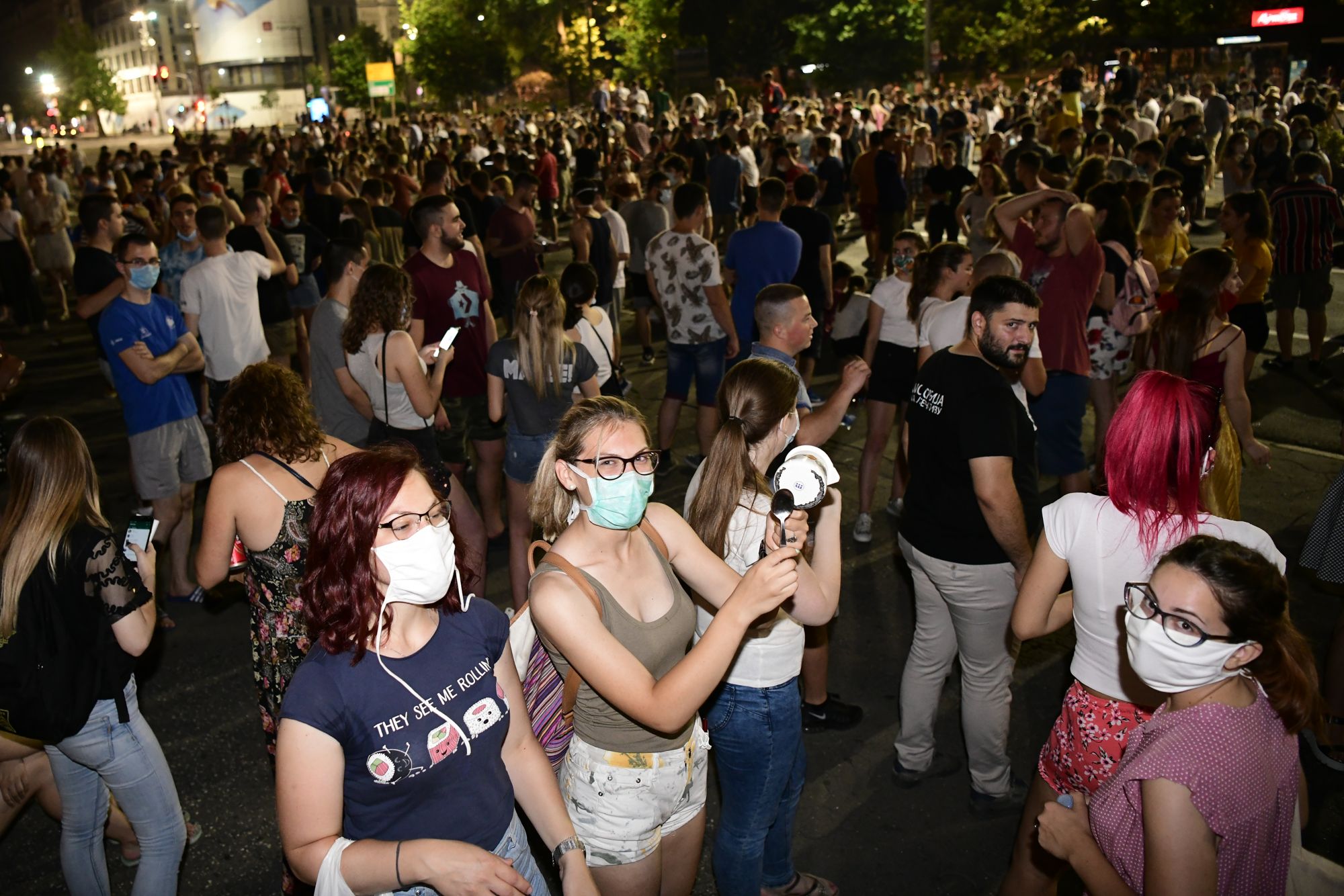 Beograd 02.07.2020. Skupština, Iseljavanje studenata iz Studentskog doma, Studentski grad, Studenti Foto: Goran Srdanov/Nova.rs