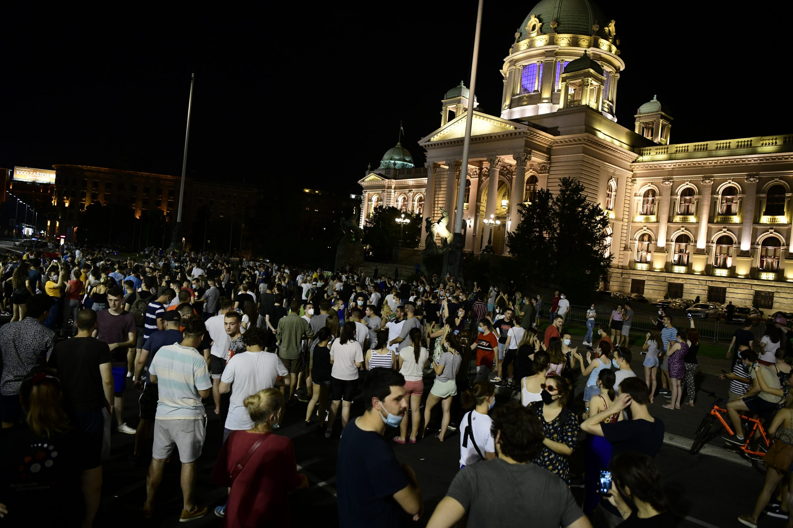 Beograd 02.07.2020. Skupština, Studenti. Iseljavanje studenata iz Studentskog doma, Studentski grad, Foto:Goran Srdanov/Nova.rs