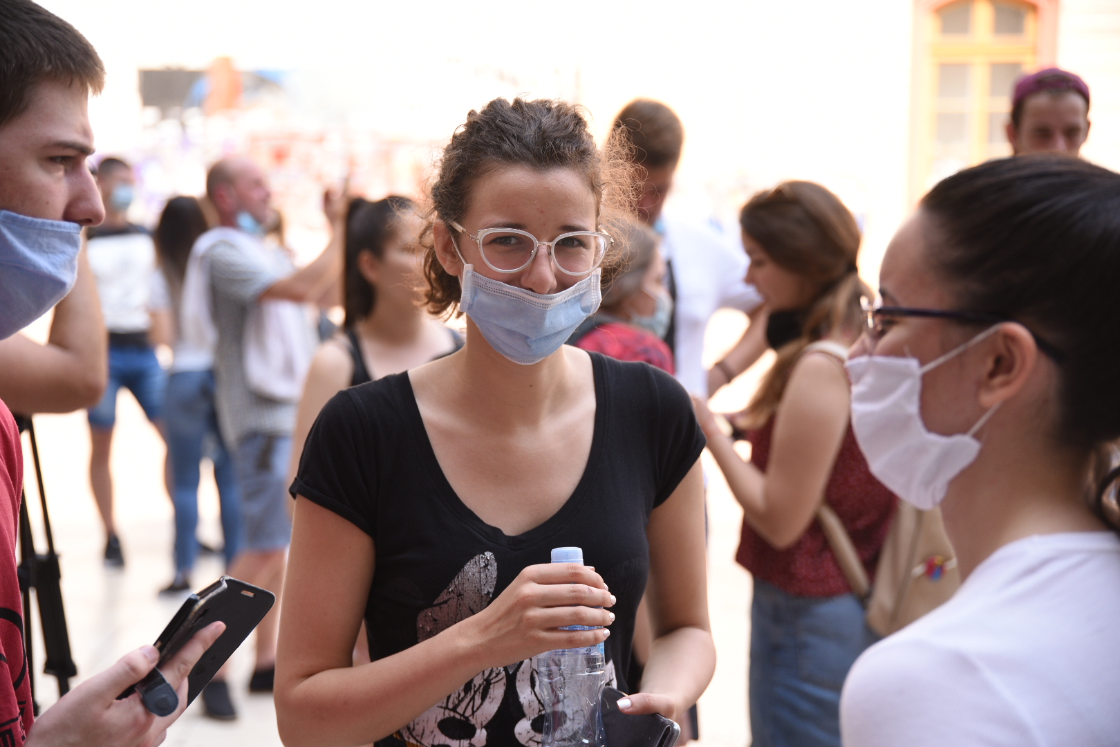 Beograd, 03.07.20220. Filozofski fakultet, plato, protest, studenti Foto: Dragan Mujan/Nova.rs
