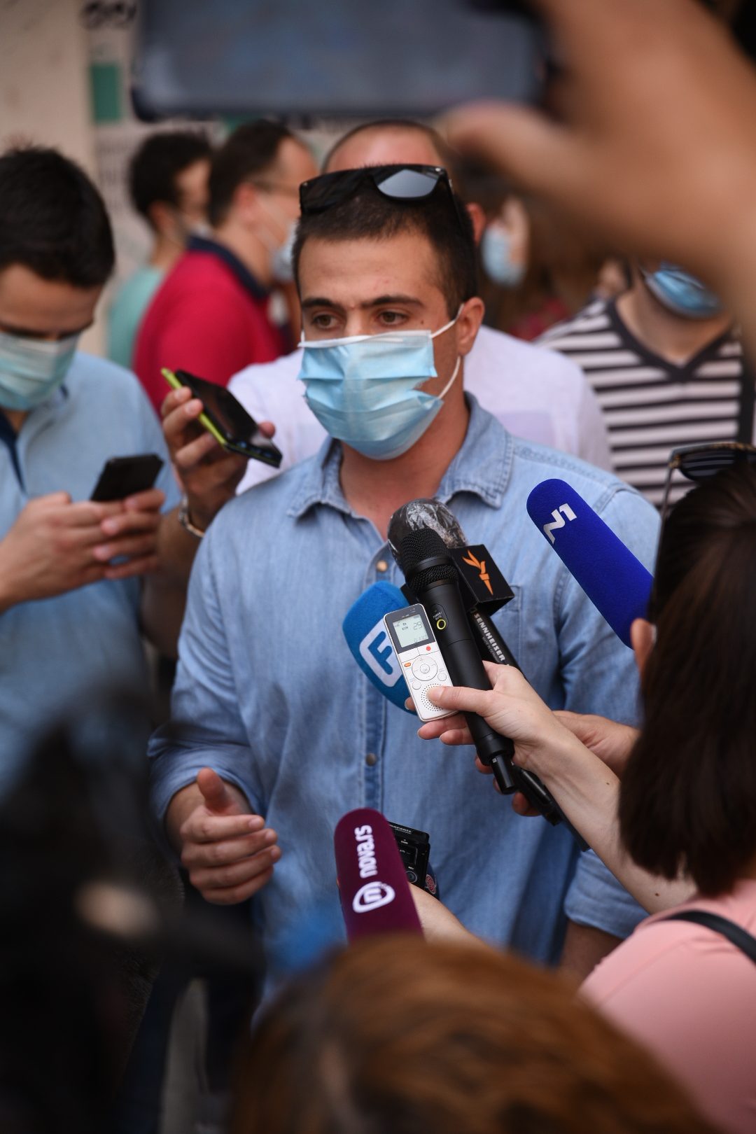 Beograd, 03.07.20220. Filozofski fakultet, plato, protest, studenti Foto: Dragan Mujan/Nova.rs
