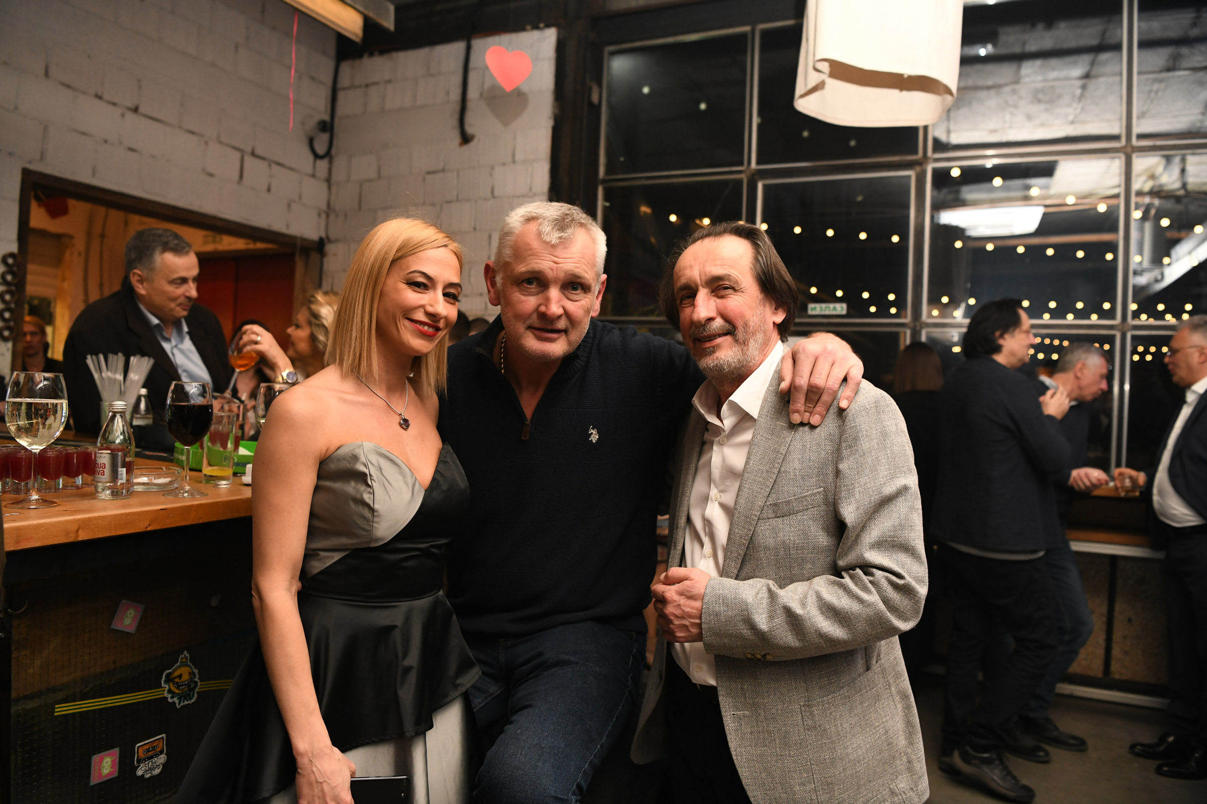 Beograd 05.03.2020. Jovana Veljković, Žarko Paspalj, Veselin Simonović. Žurka, proslava povodom pokretanja informativnog portala Nova.rs. Dorćol plac, Dorćol Platz, portal Nova.rs Foto: Nova.rs