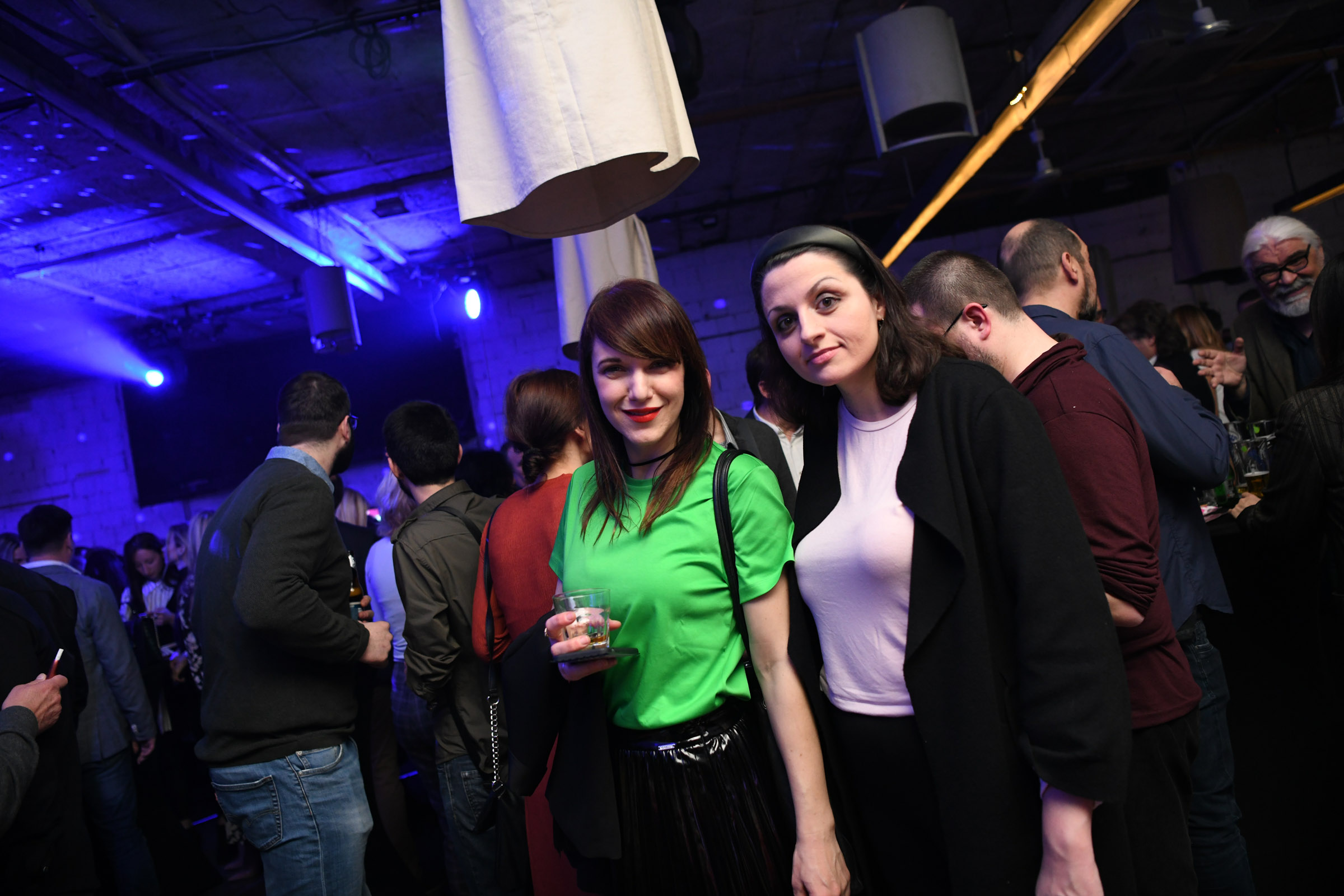 Beograd 05.03.2020. Maja Uzelac, Ana Vučković. Žurka, proslava povodom pokretanja informativnog portala Nova.rs. Dorćol plac, Dorćol Platz, portal Nova.rs Foto: Nova.rs