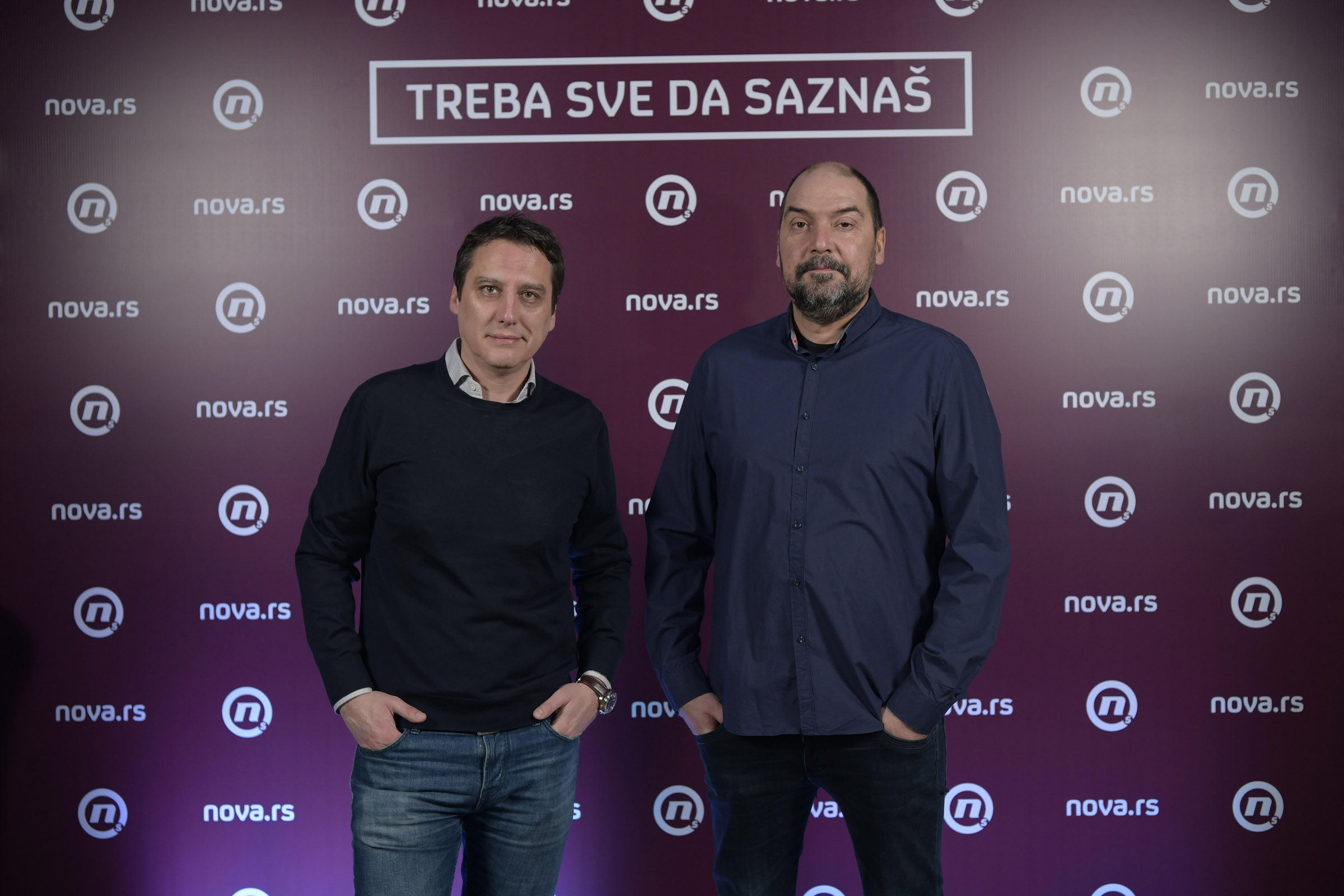 Beograd 05.03.2020. Veljko Lalić, Dragoljub Petrović, Draža Petrović. Žurka, proslava povodom pokretanja informativnog portala Nova.rs. Dorćol plac, Dorćol Platz, portal Nova.rs Foto: Nova.rs