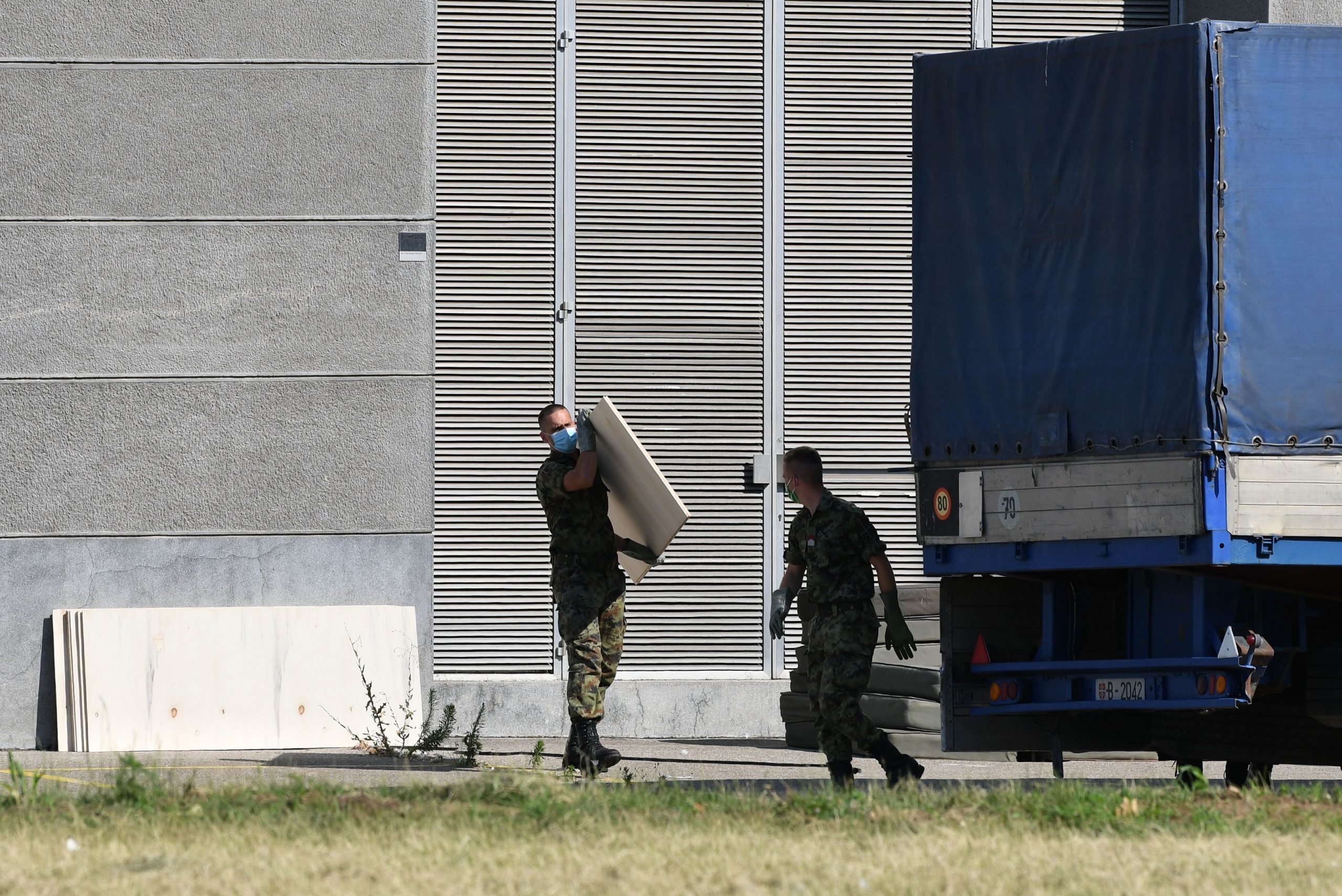 Beograd 06.07.2020. Štark Arena, Kovid bolnica, koronavirus, vojska Foto: Filip Krainčanić/Nova.rs