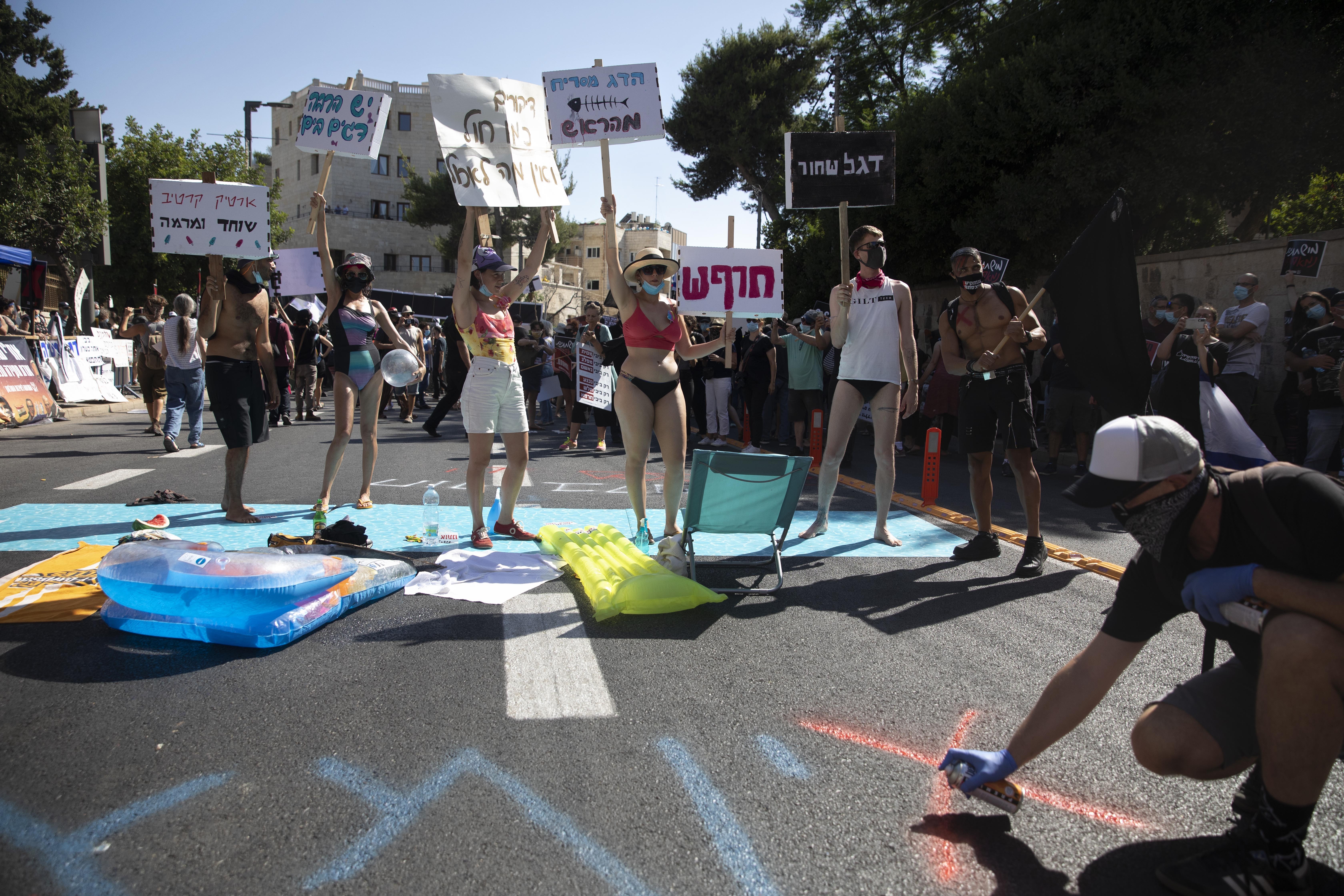 Virus Outbreak Israel Politics