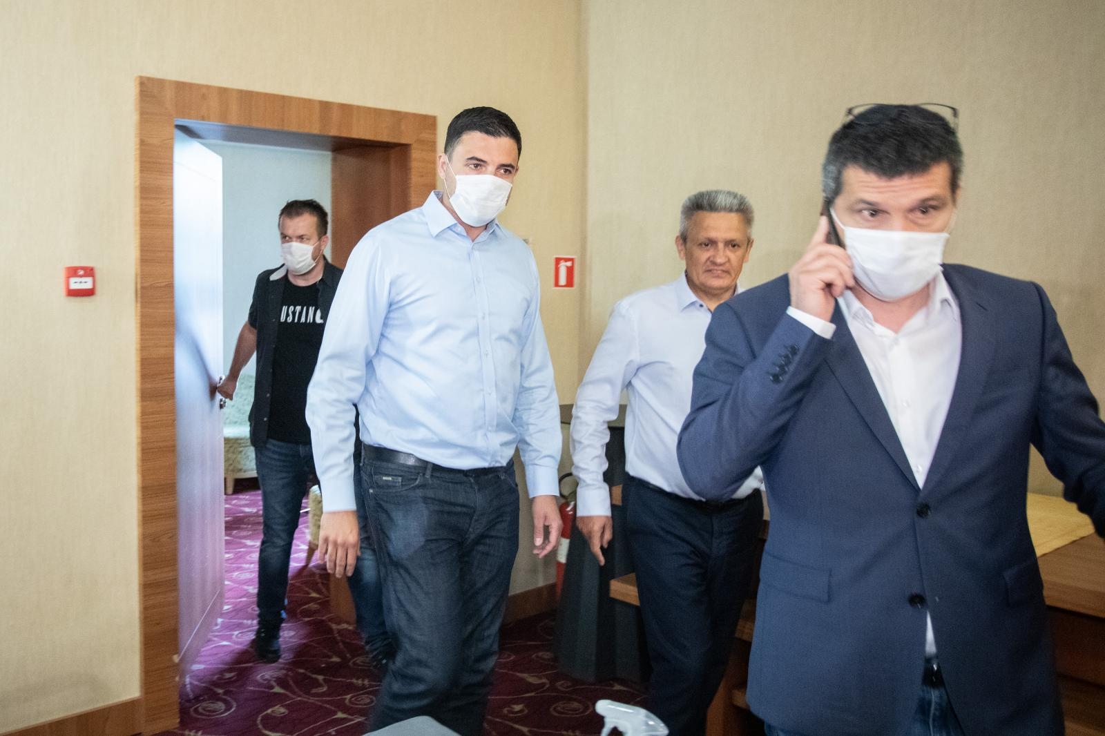 Davor Bernardić, SDP, sednica Glavnog odbora SDP
18.07.2020., Zagreb - Sjednica Glavnog odbora SDP-a u Hotelu International. Davor Bernardic.
Photo: Davor Puklavec/PIXSELL