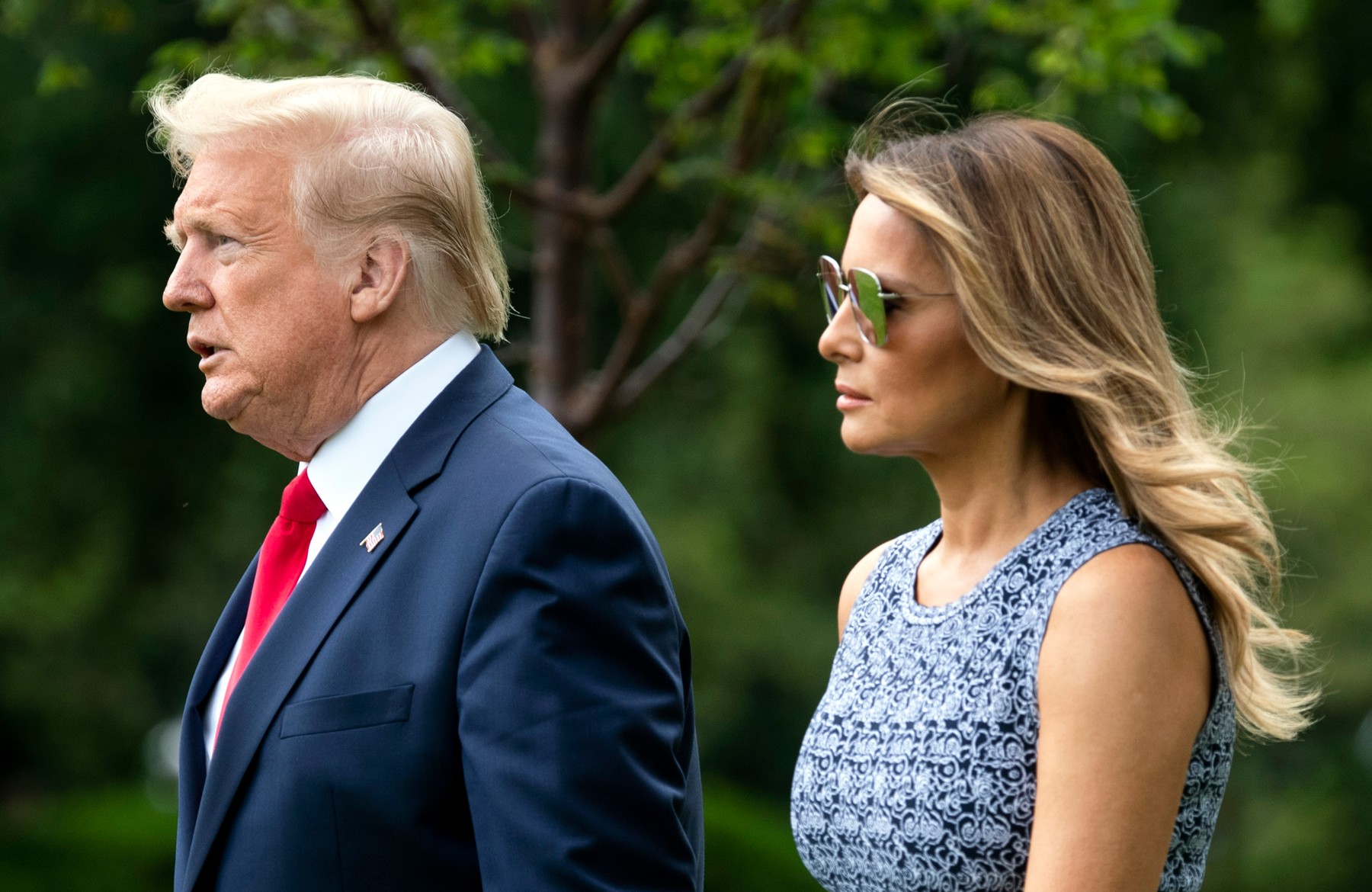 President Trump departs for Kenendy Space Center in Washington, DC