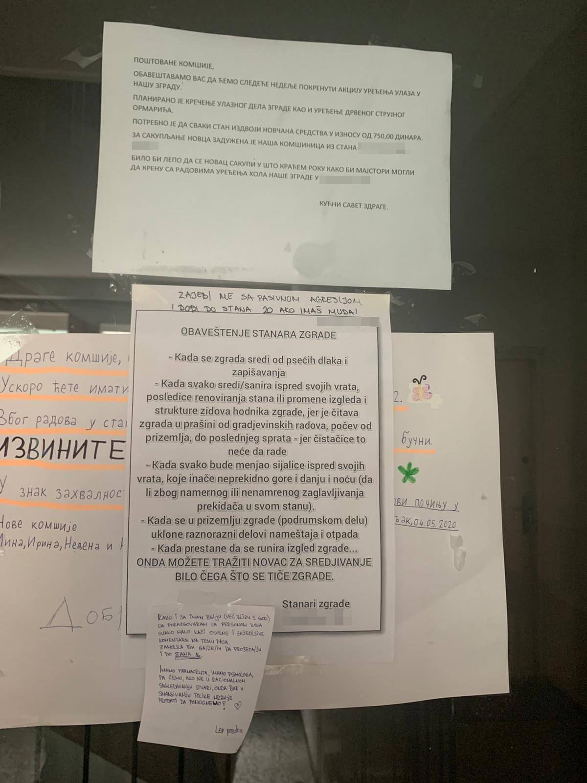 Svađa stanara Foto: Privatna arhiva