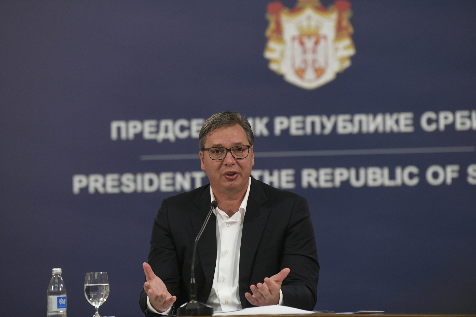 Beograd, 07.07.2020. Palata Srbija, Aleksandar Vučić obraćanje, koronavirus, opet policijski čas Foto: Nemanja Jovanović/Nova.rs