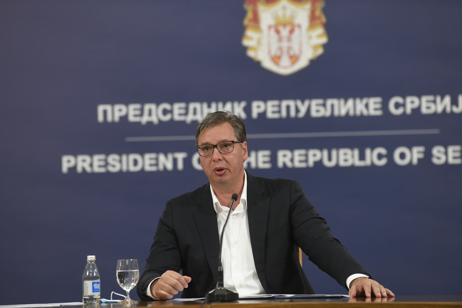 Beograd, 07.07.2020. Palata Srbija, Aleksandar Vučić obraćanje, koronavirus, opet policijski čas Foto: Nemanja Jovanović/Nova.rs