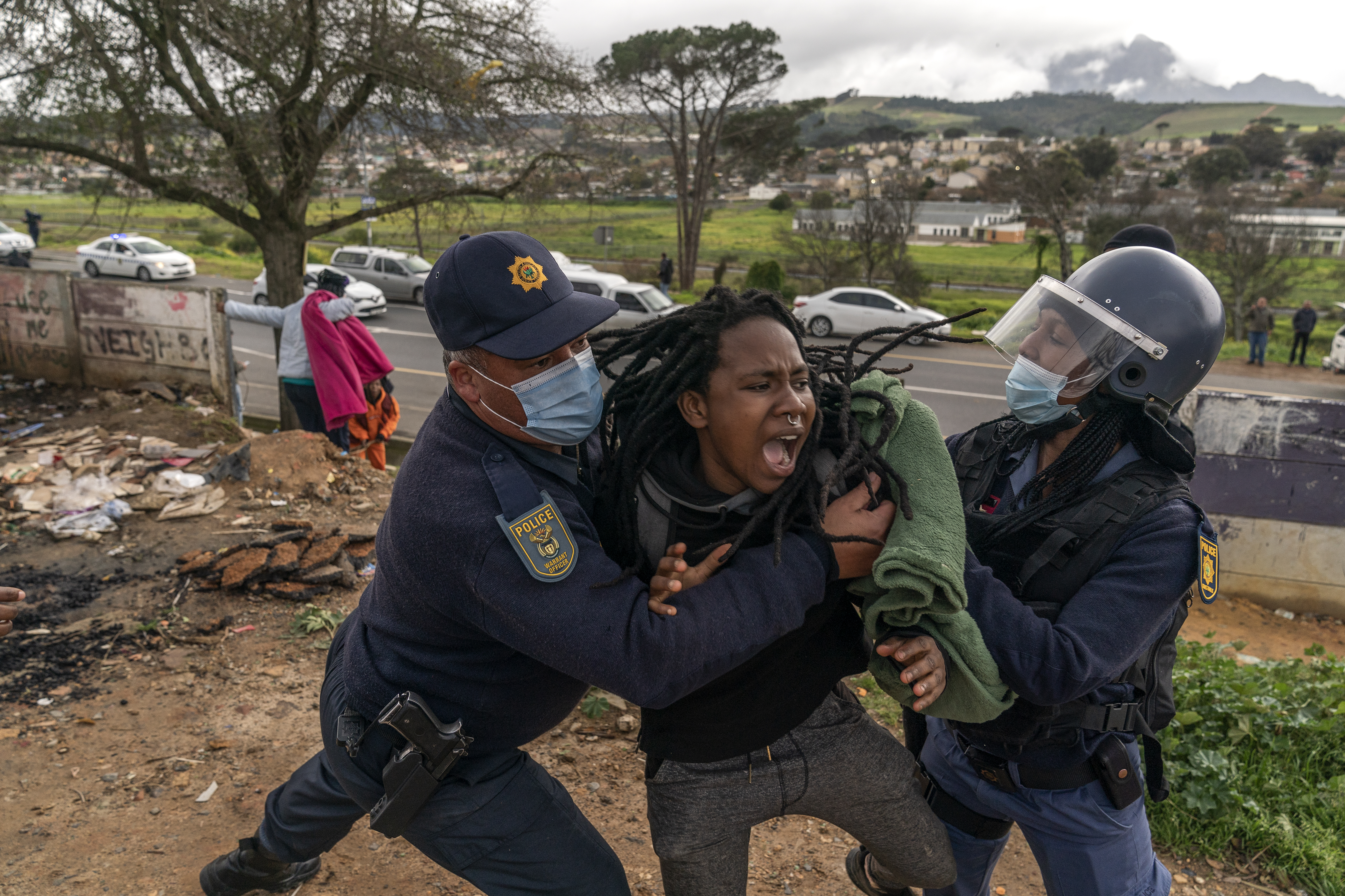 Protest against white privilege