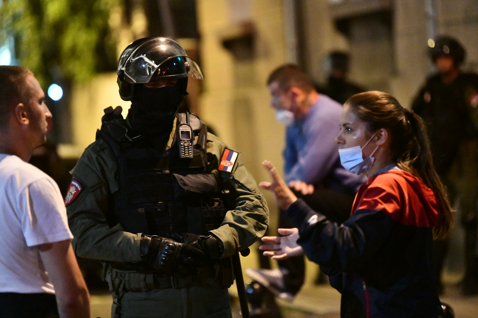 Beograd, 07.07.2020. Skupština, Protest protiv Vučića i policijskog časa Foto: Vladislav Mitić/Nova.rs