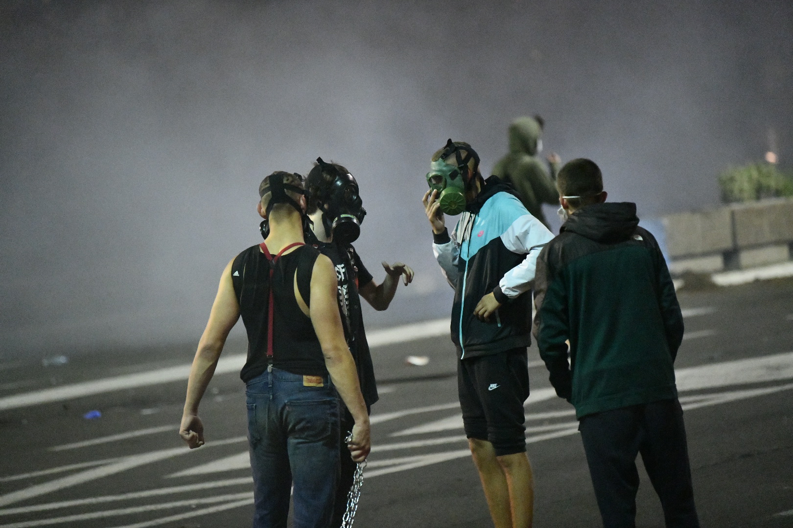 Beograd, 07.07.2020. Skupština, Protest protiv Vučića i policijskog časa Foto: Vladislav Mitić/Nova.rs