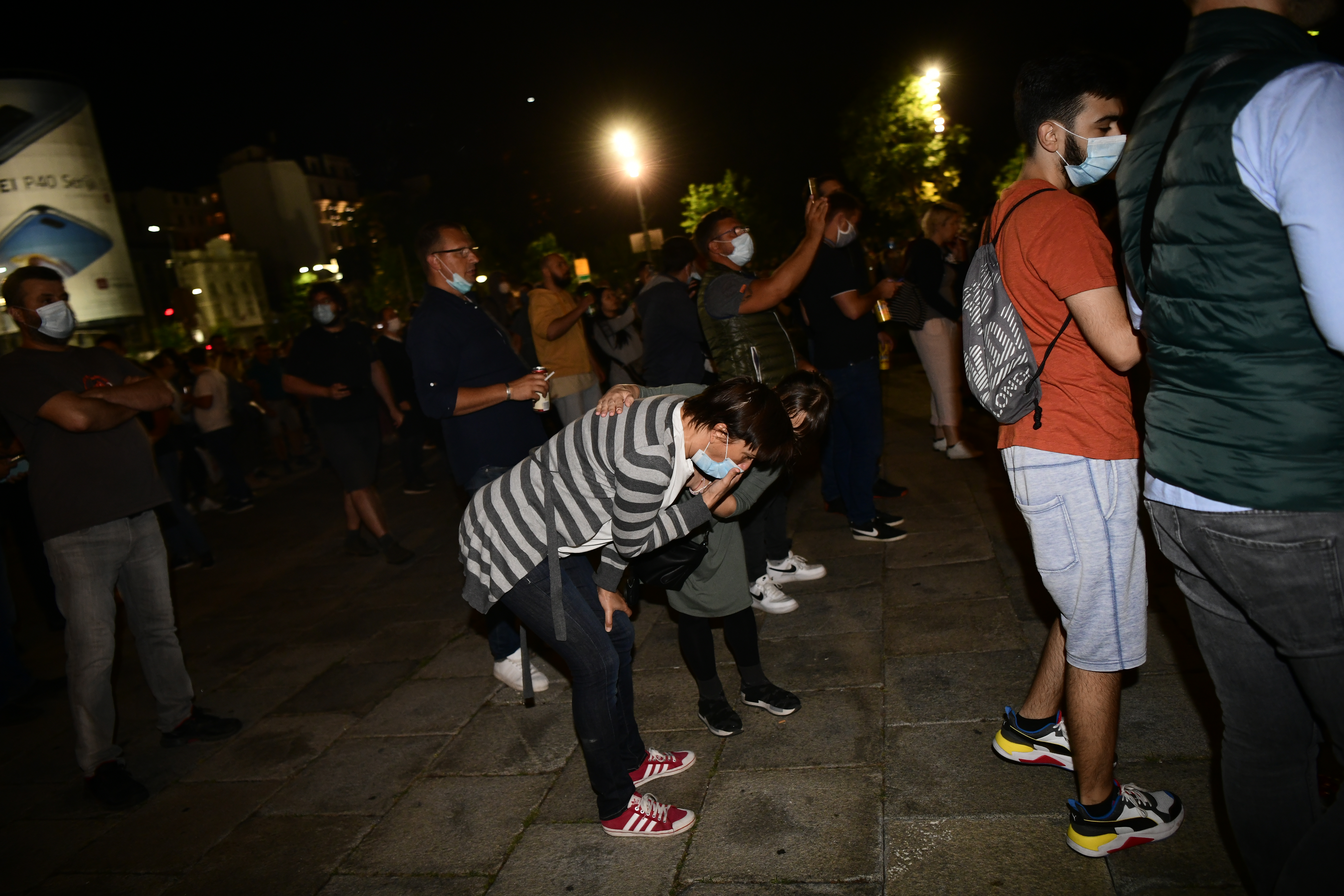Beograd, 07.07.2020. Skupština, Protest protiv Vučića i policijskog časa Foto: Goran Srdanov/Nova.rs