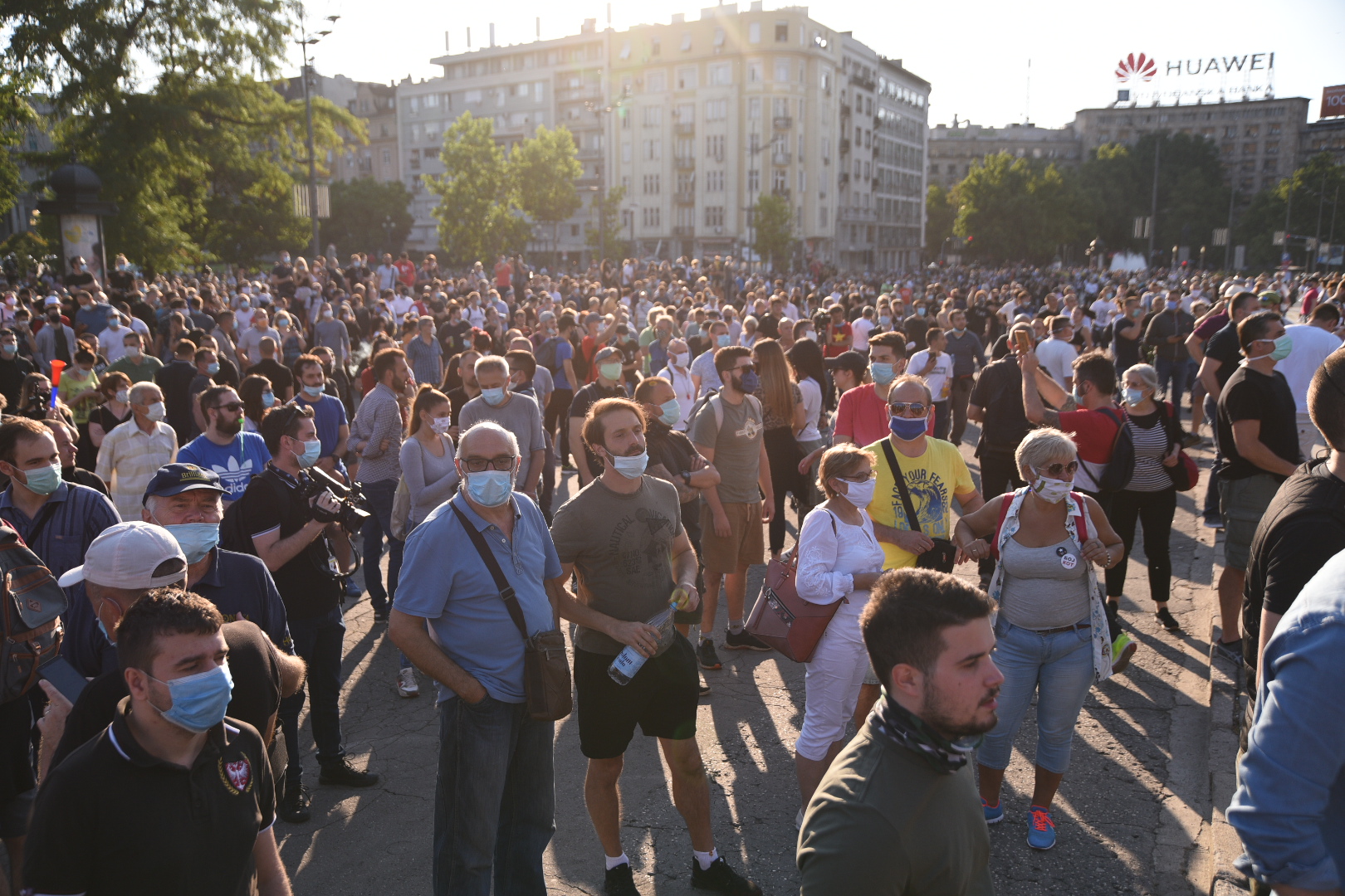 Beograd 08.07.2020. Protest, Skupština, drugi dan demonstracija Foto: Dragan Mujan/Nova.rs