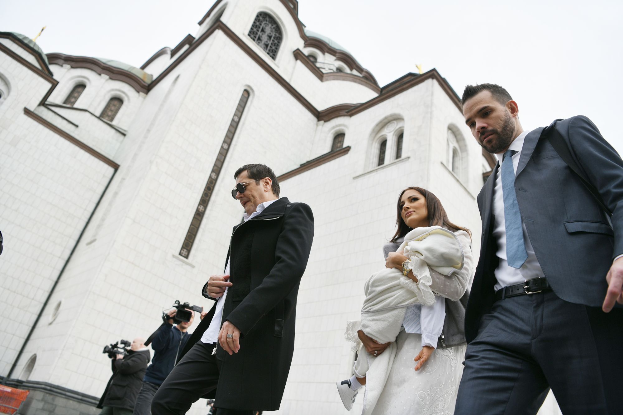 Beograd 11.03.2020. Aleksandra Prijović Filip Živojinović krštenje sina, Aco Pejović Foto: Filip Krainčanić/Nova.rs