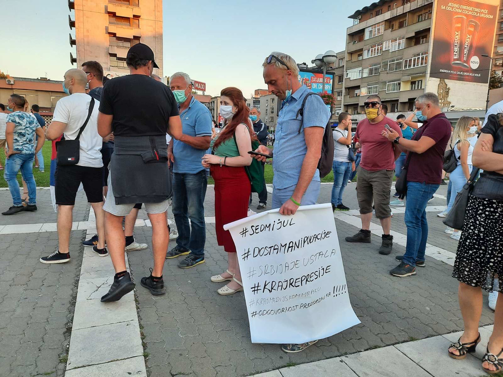 Kragujevac 08.07.2020. Protest