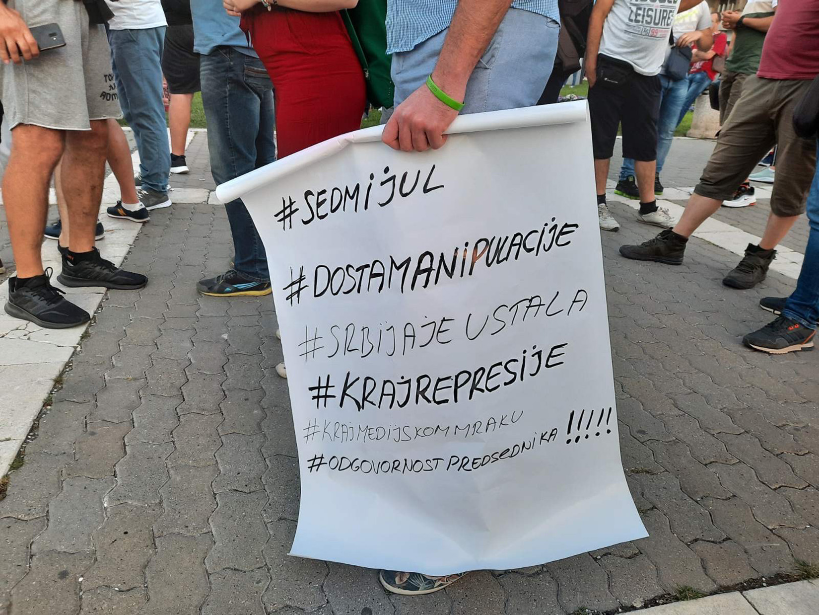 Kragujevac 08.07.2020. Protest