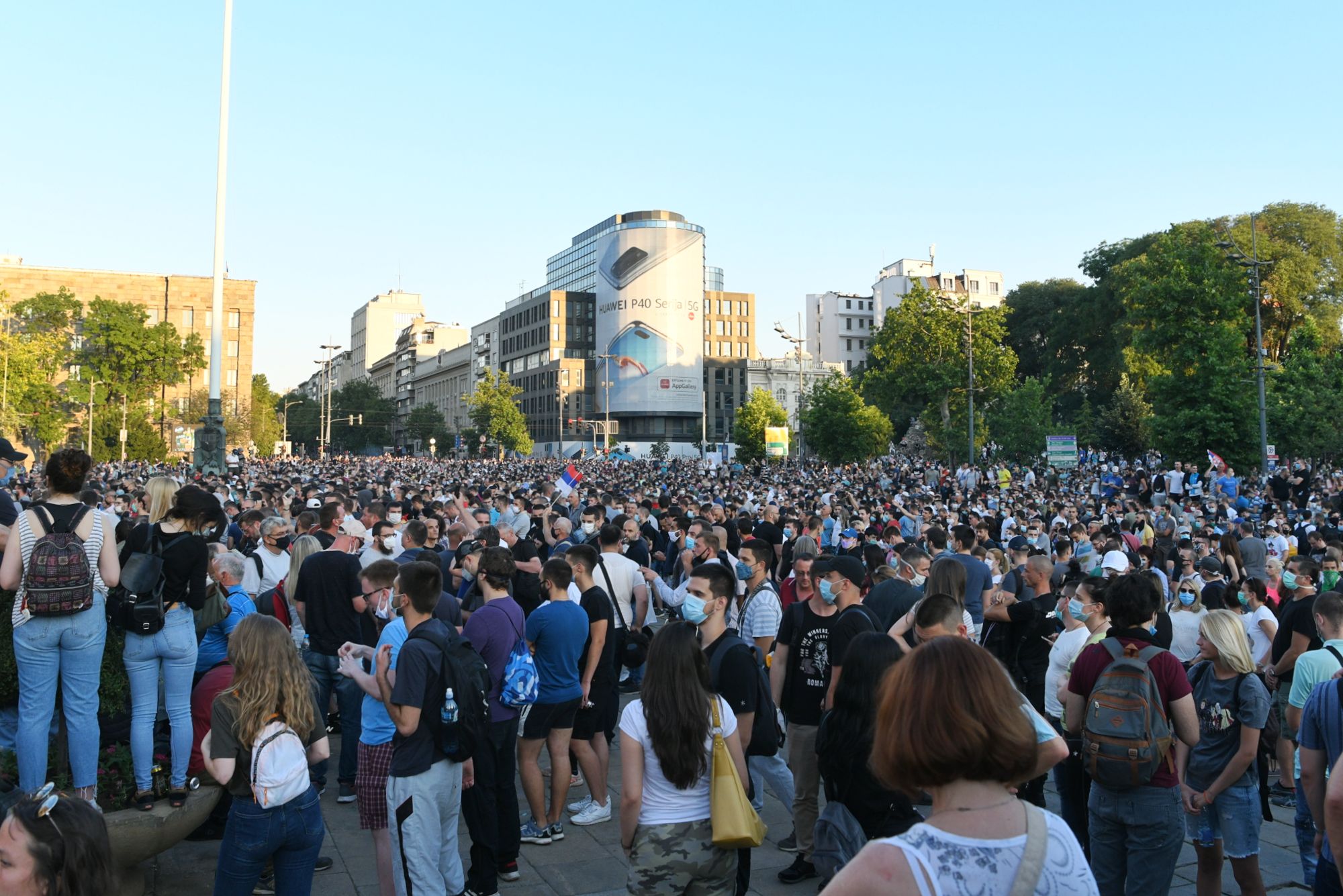 Beograd 08.07.2020. Protest, drugi dan demonstracija Foto: Filip Krainčanić/Nova.rs