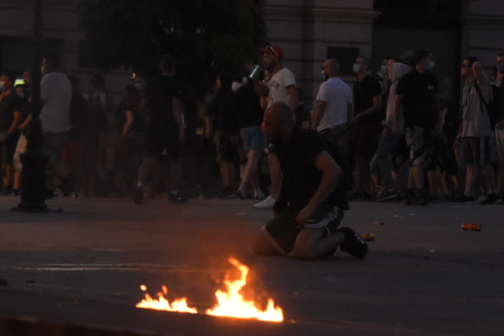 Novi Sad, 08.07.2020. Protest Foto: Nenad Mihajlović/Nova.rs