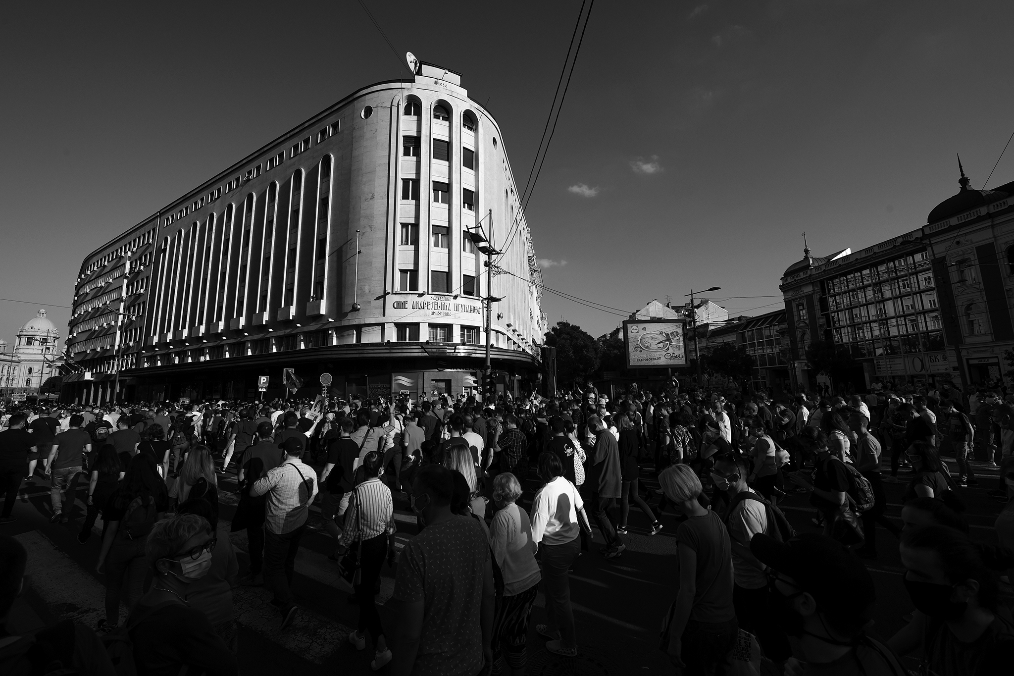 Protest u Beogradu (08.07.2020.)