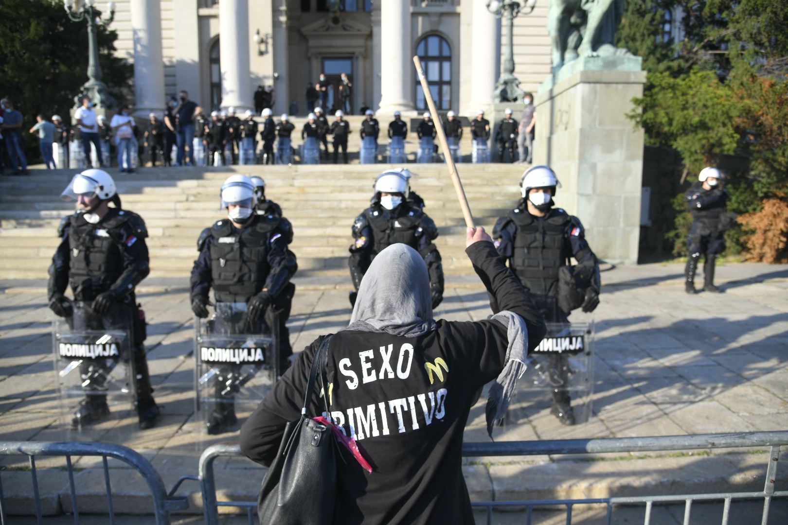 novanova Beograd 08.07.2020. Protest, drugi dan demonstracija Foto: Nemanja Jovanović/Nova.rs