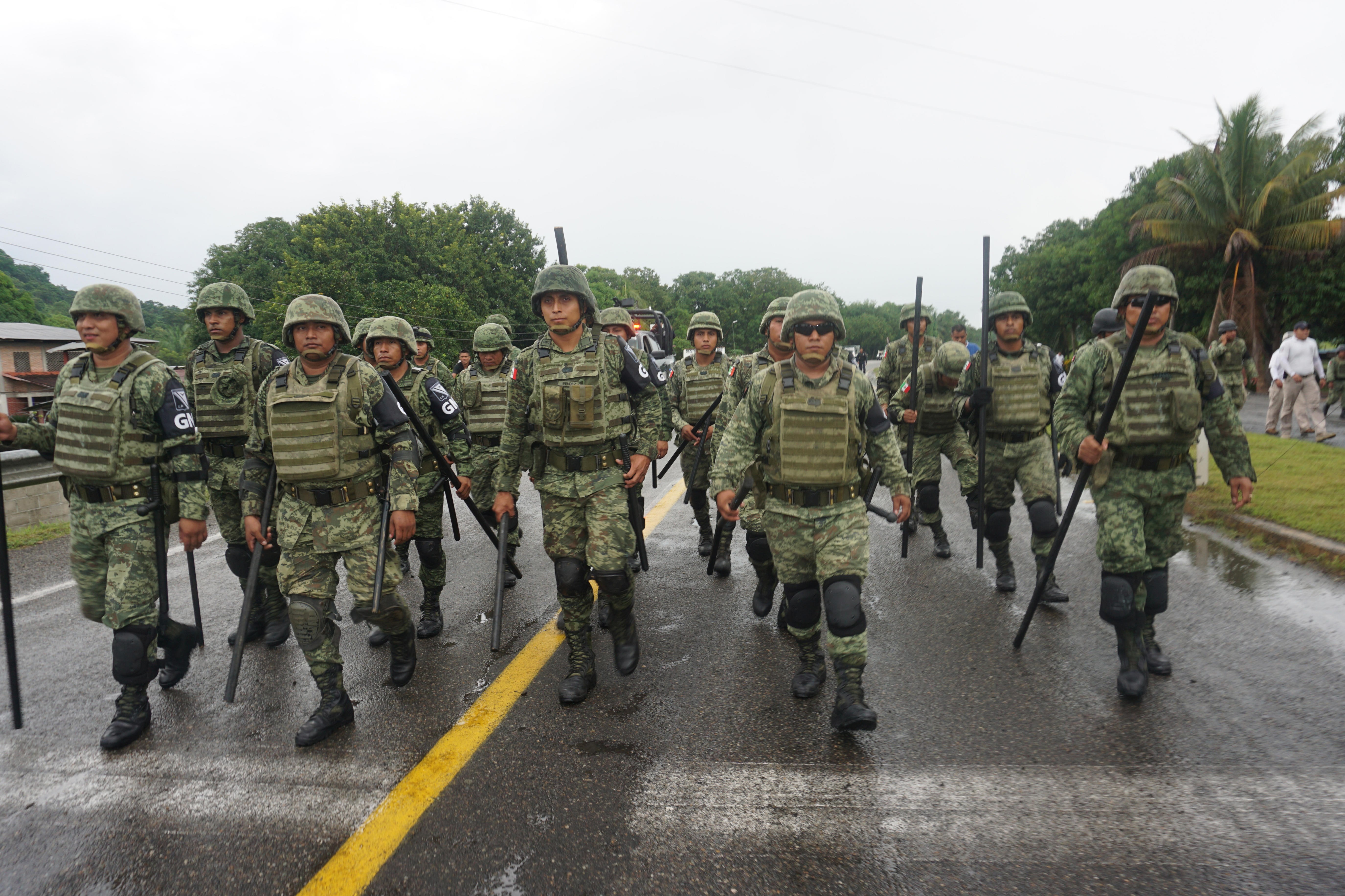 Some 2,000 migrants heading to US border were intercepted by Mexican authorities