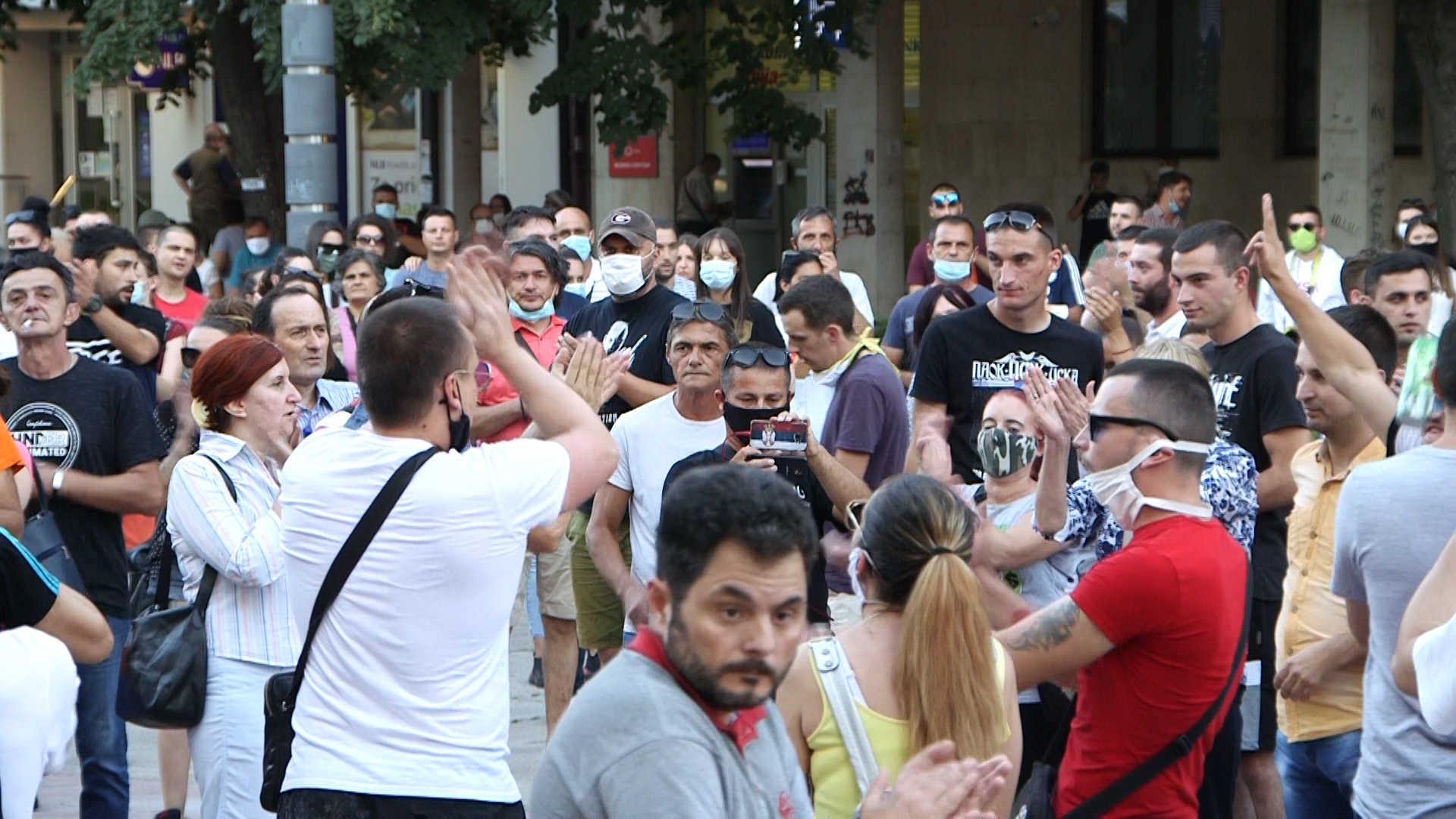 Kraljevo i Kruševac, 09.07.2020. Protest, treći dan Foto: Nenad Božović