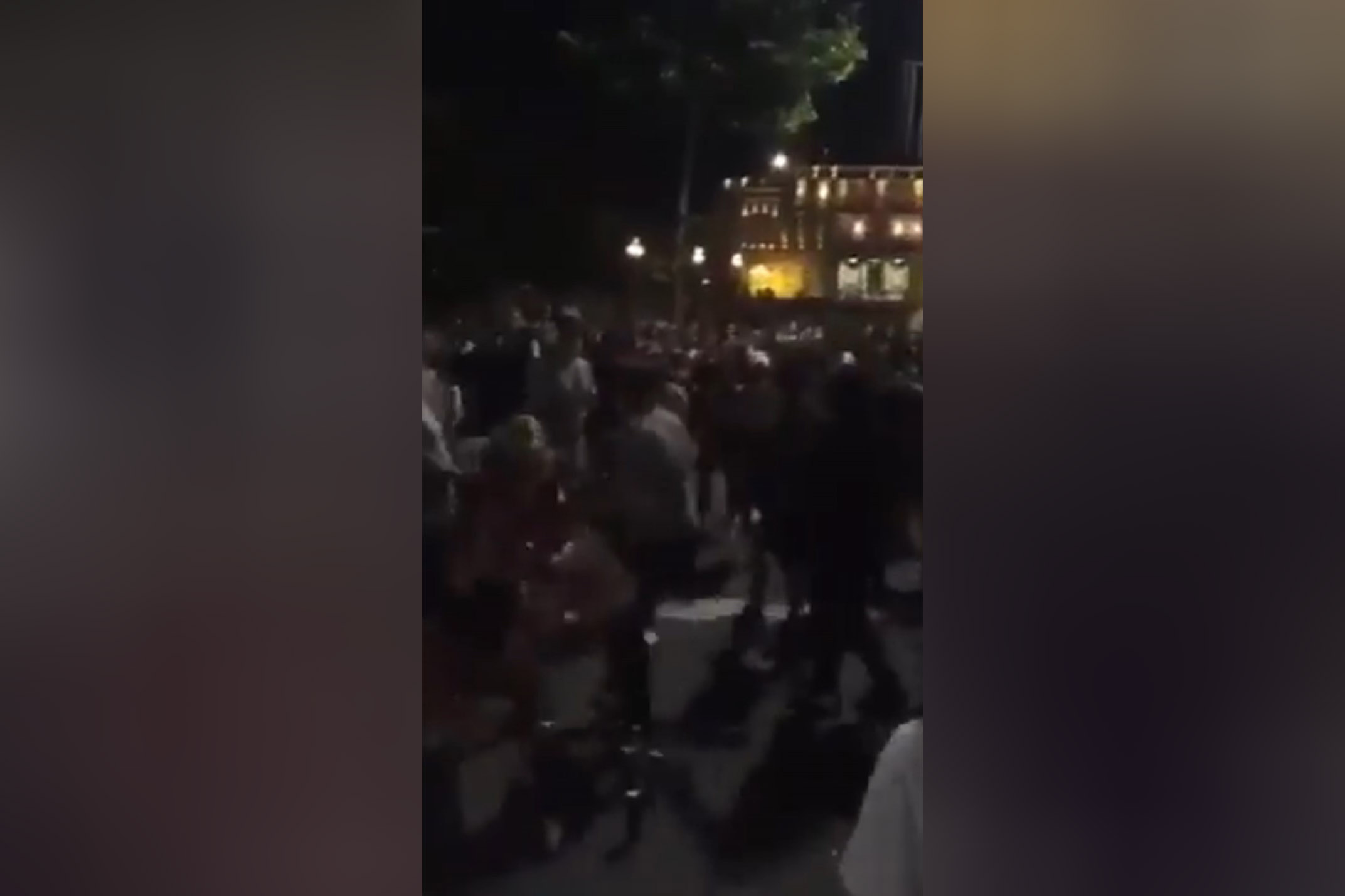 Huligani, provokatori, tuča, protest, treći dan Foto: Printscreen/Twitter/Marko M. Dragoslavic/@DragoslavicM