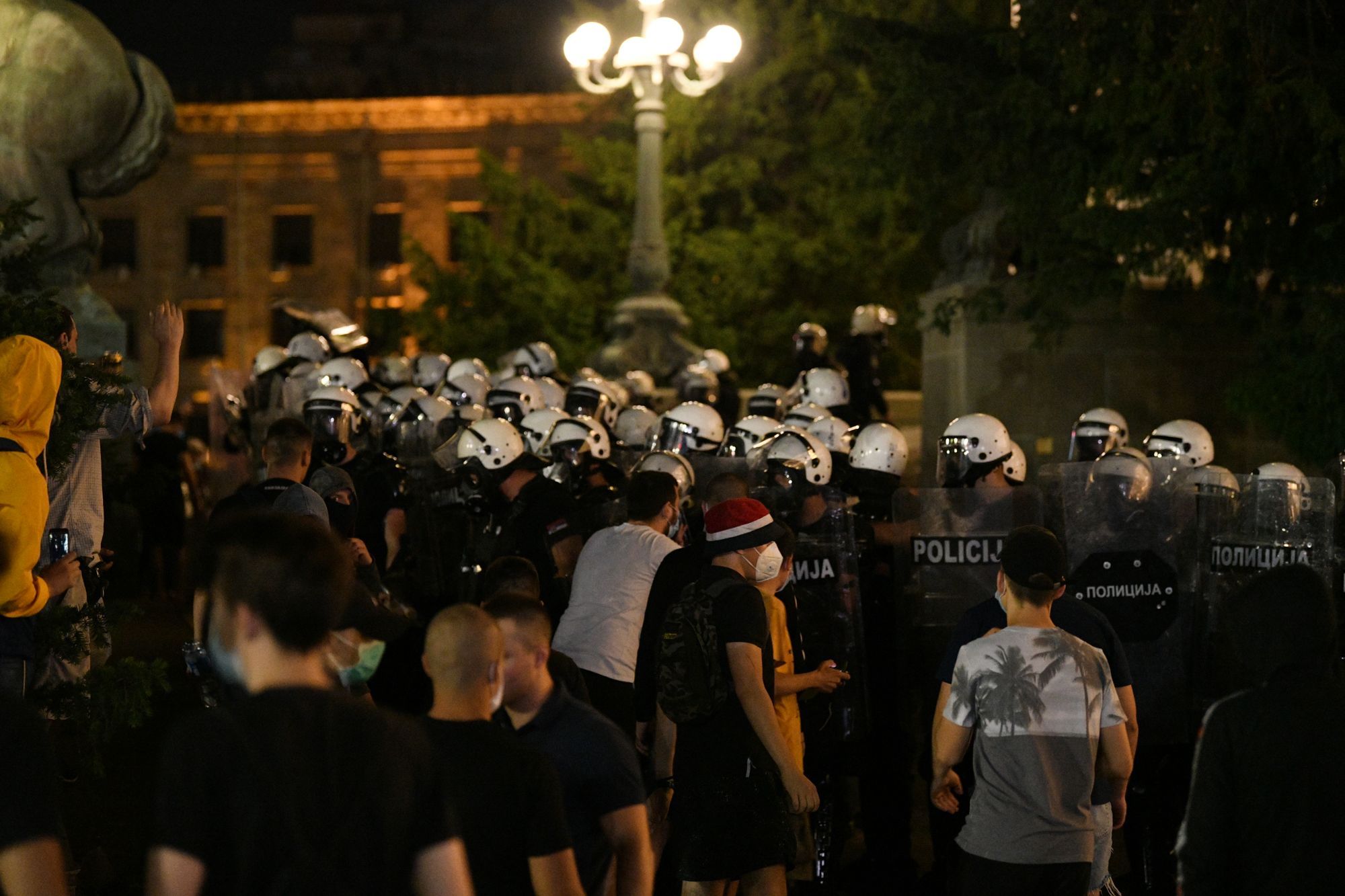 Beograd 10.07.2020. Policija, Skupština Srbije, protest, četvrti dan, 4 dan Foto: Filip Krainčanić/Nova.rs