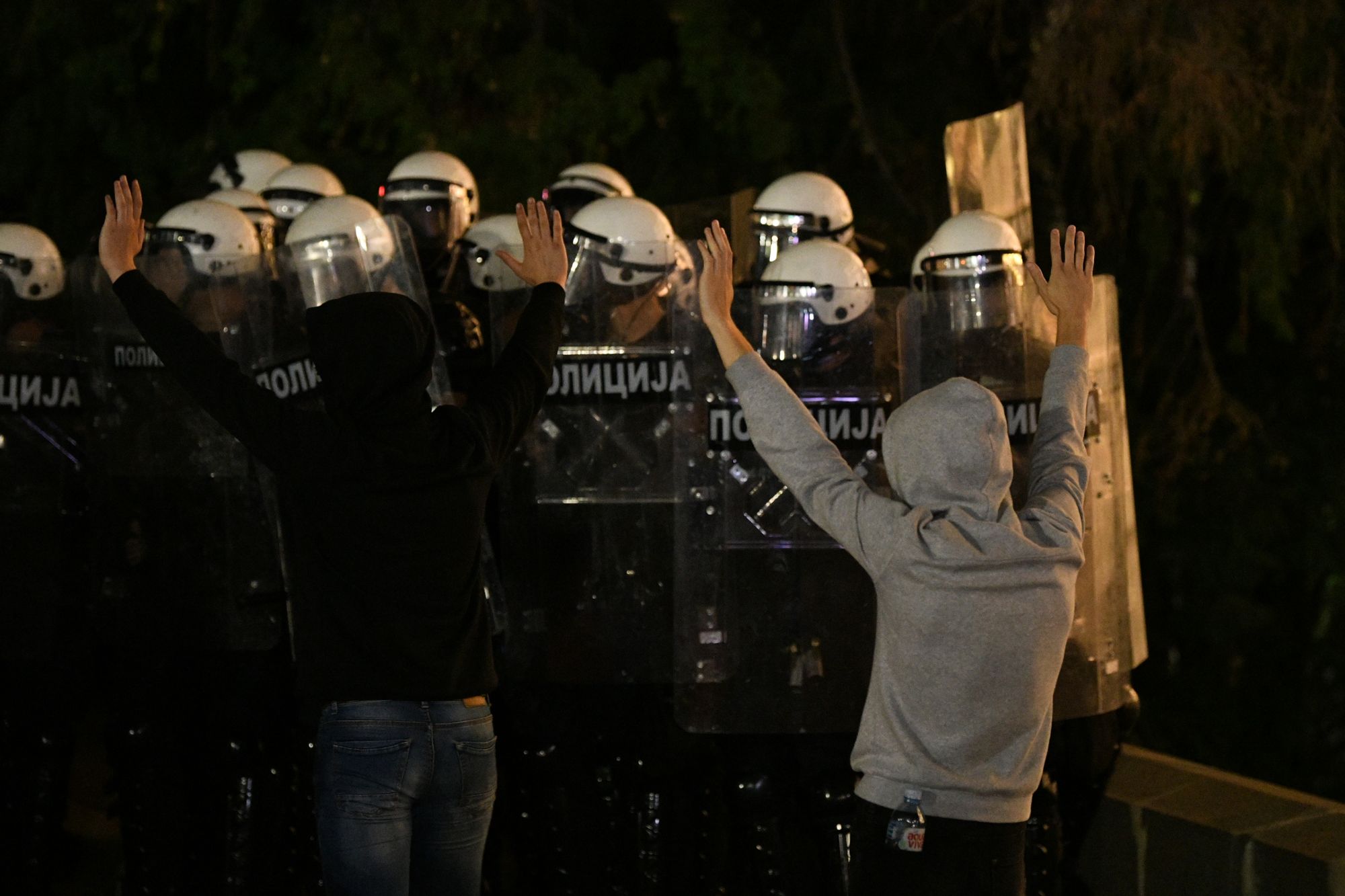 Beograd 10.07.2020. Policija, Skupština Srbije, protest, četvrti dan, 4 dan Foto: Filip Krainčanić/Nova.rs