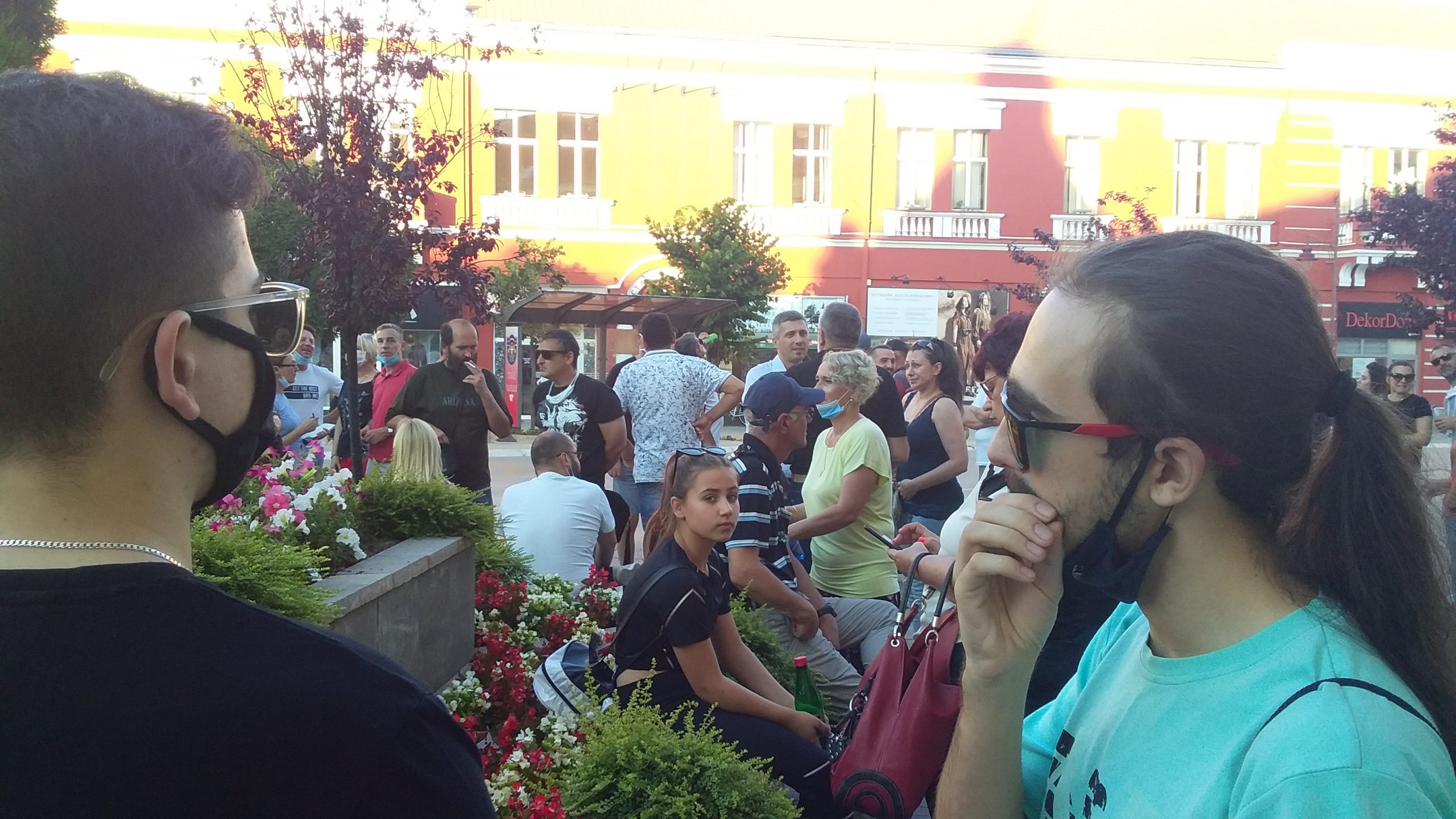 Čačak, 10.07.2020. Protest, četvrti dan, 4 dan, okupljanje Foto: Ljubica Sokić/Nova.rs
