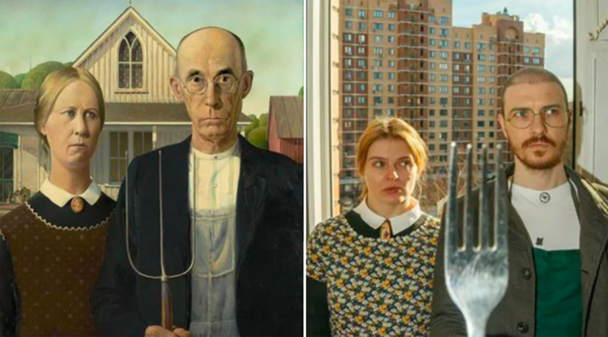 Russians recreate works of great painters with hilarious results while on coronavirus isolation