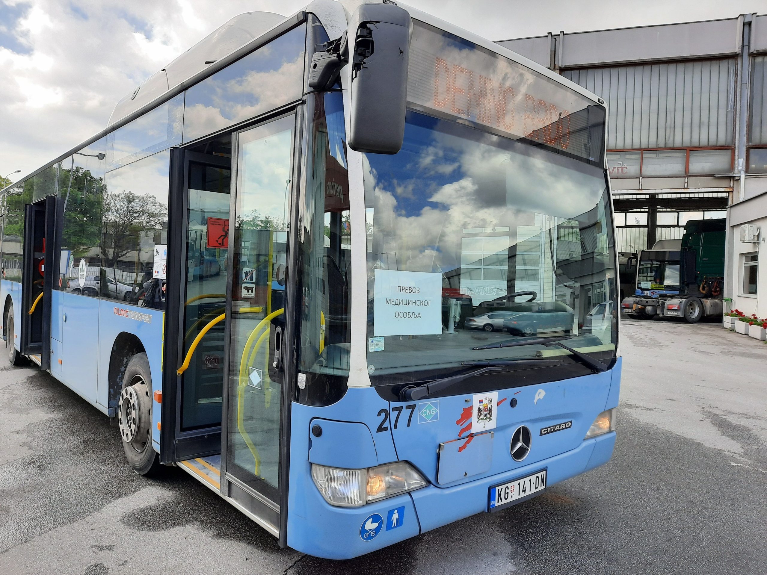 Kragujevac, 30.04. Priprema autobusa za ponovni gradski saobraćaj. Foto: Aleksandra Petrović