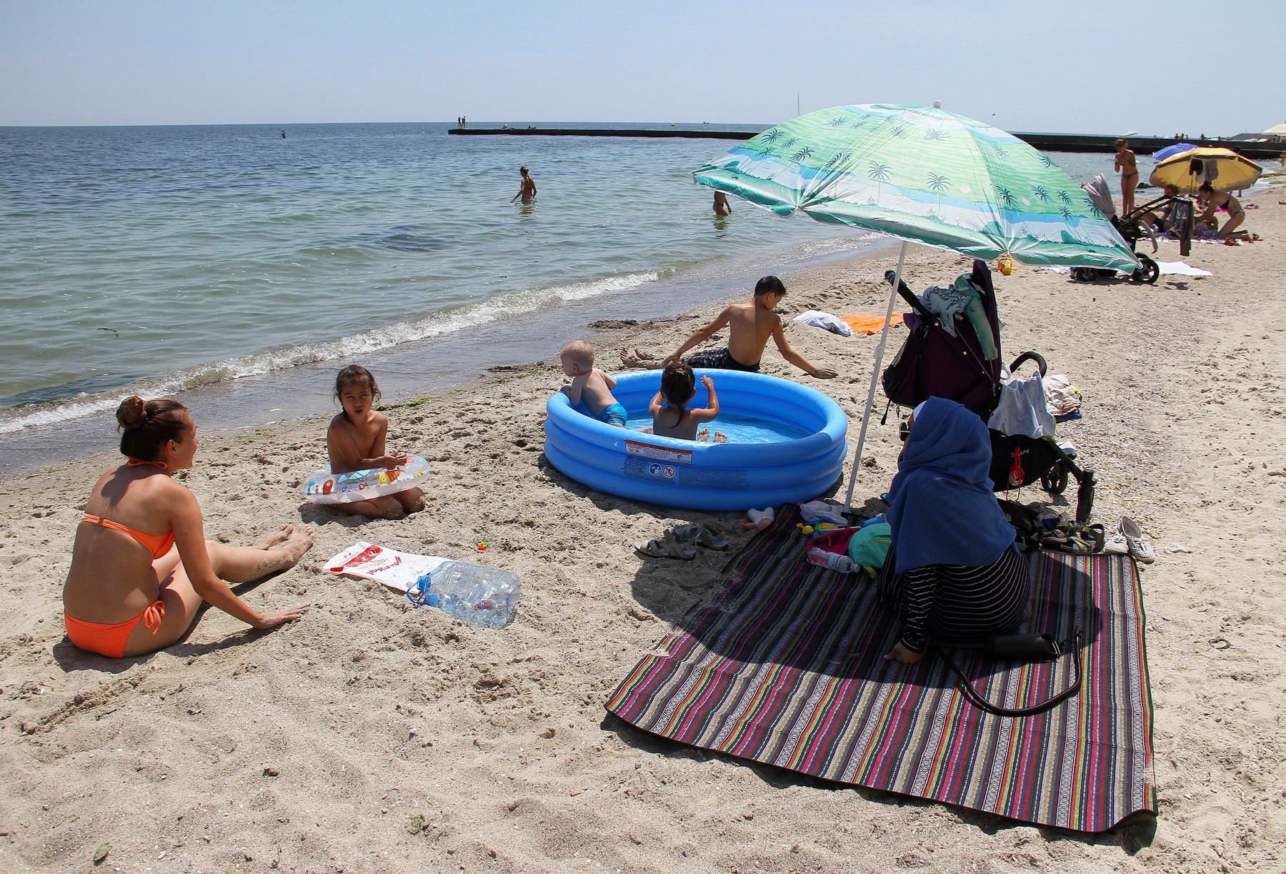 Golden Shore beach in Odesa