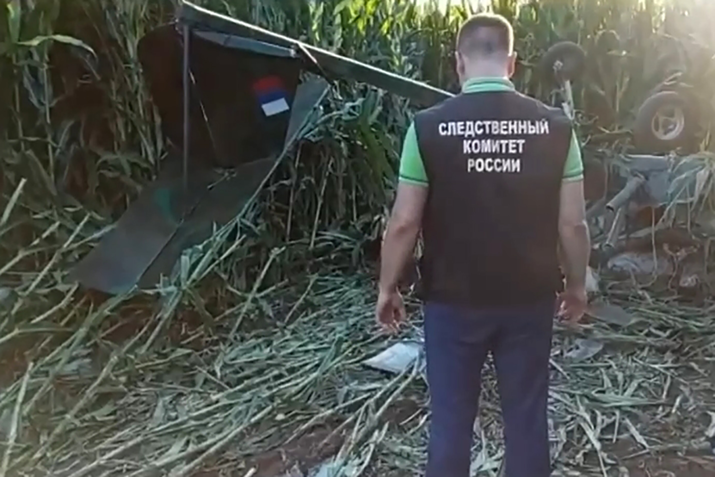 Nesreca Kursk, One person dies in light plane crash in Kursk Region, Russia