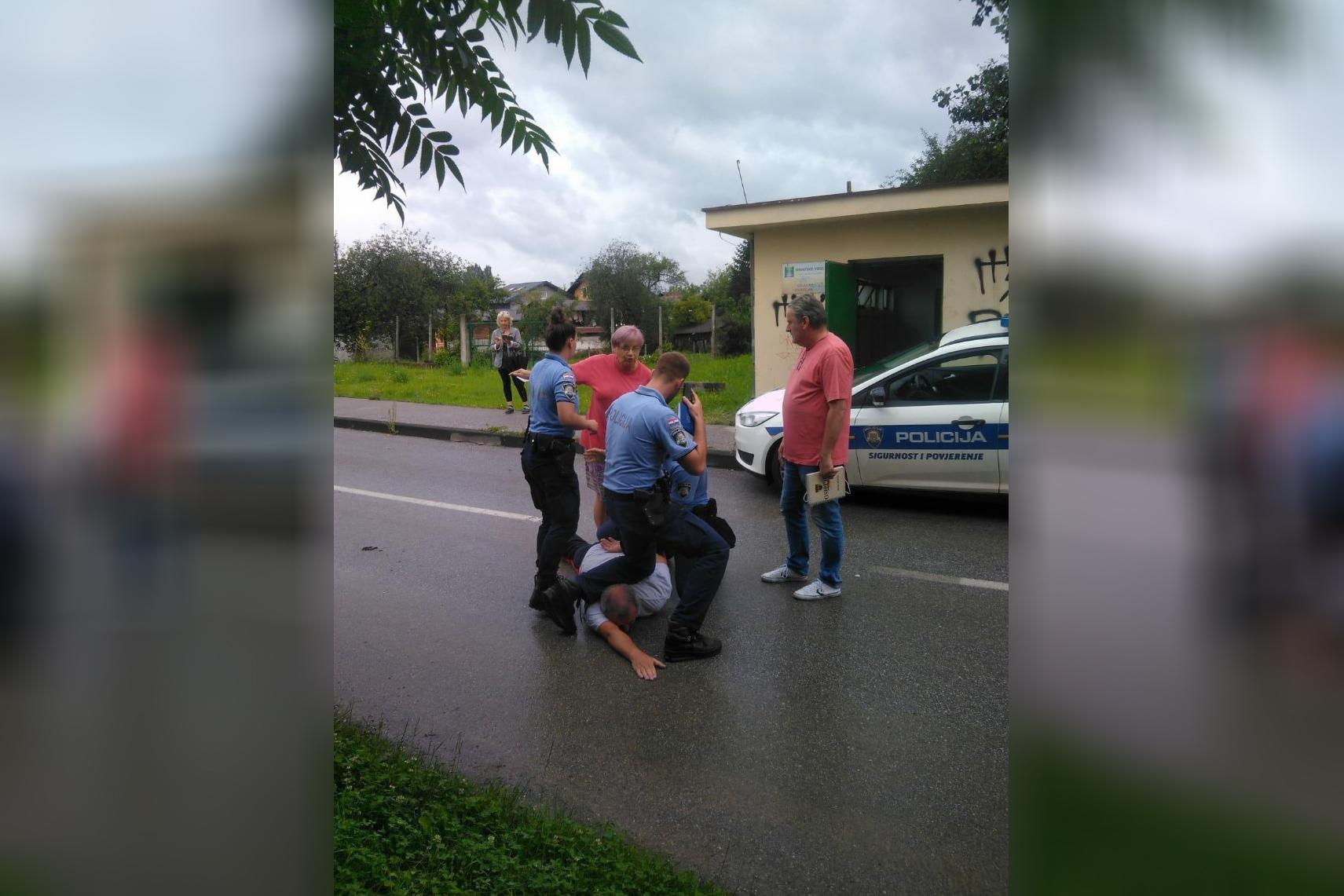 Zagreb, hapšenje čovjeka koji je zbog poplave provalio u stanicu