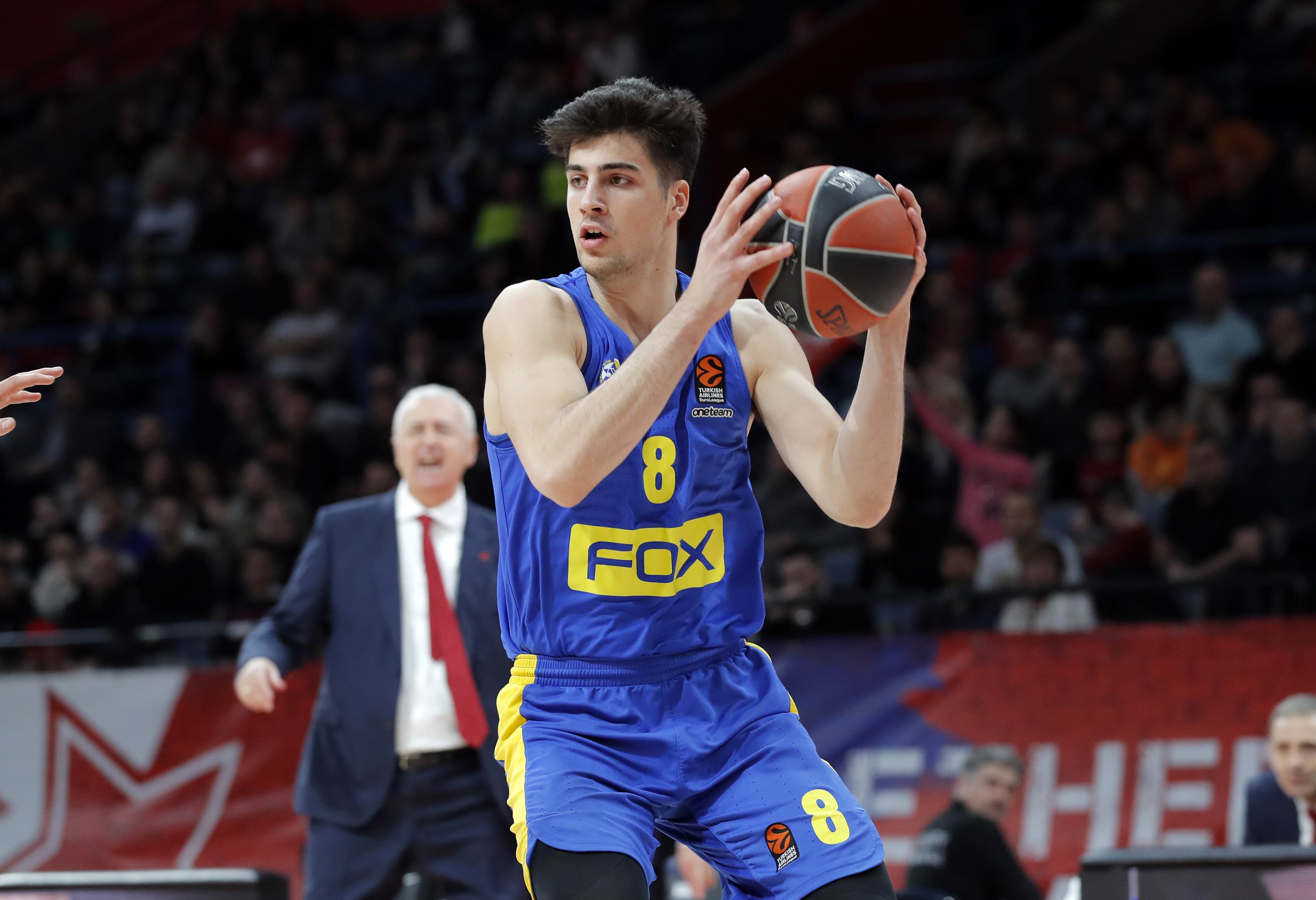 Deni Avdija Euroleague basketball match between Crvena Zvezda and Maccabi in Belgrade, Serbia March 6.  Beograd, Srbija 6.3.2020. (credit image &amp; photo: Pedja Milosavljevic/STARSPORT)