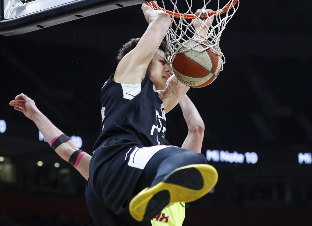 Kosarka Basketball ABA season 2019-2020
Partizan v Mega
Uros Trifunovic (L) dunks the ball over Edin Atic (R)
Beograd, 03.09.2020.
foto: Srdjan Stevanovic/Starsportphoto ©