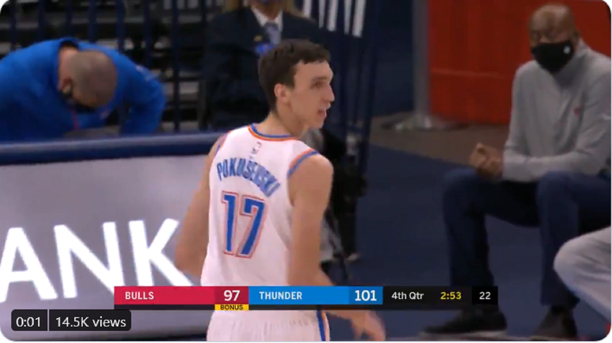 Foto: Printskrin Tviter/OKCThunder