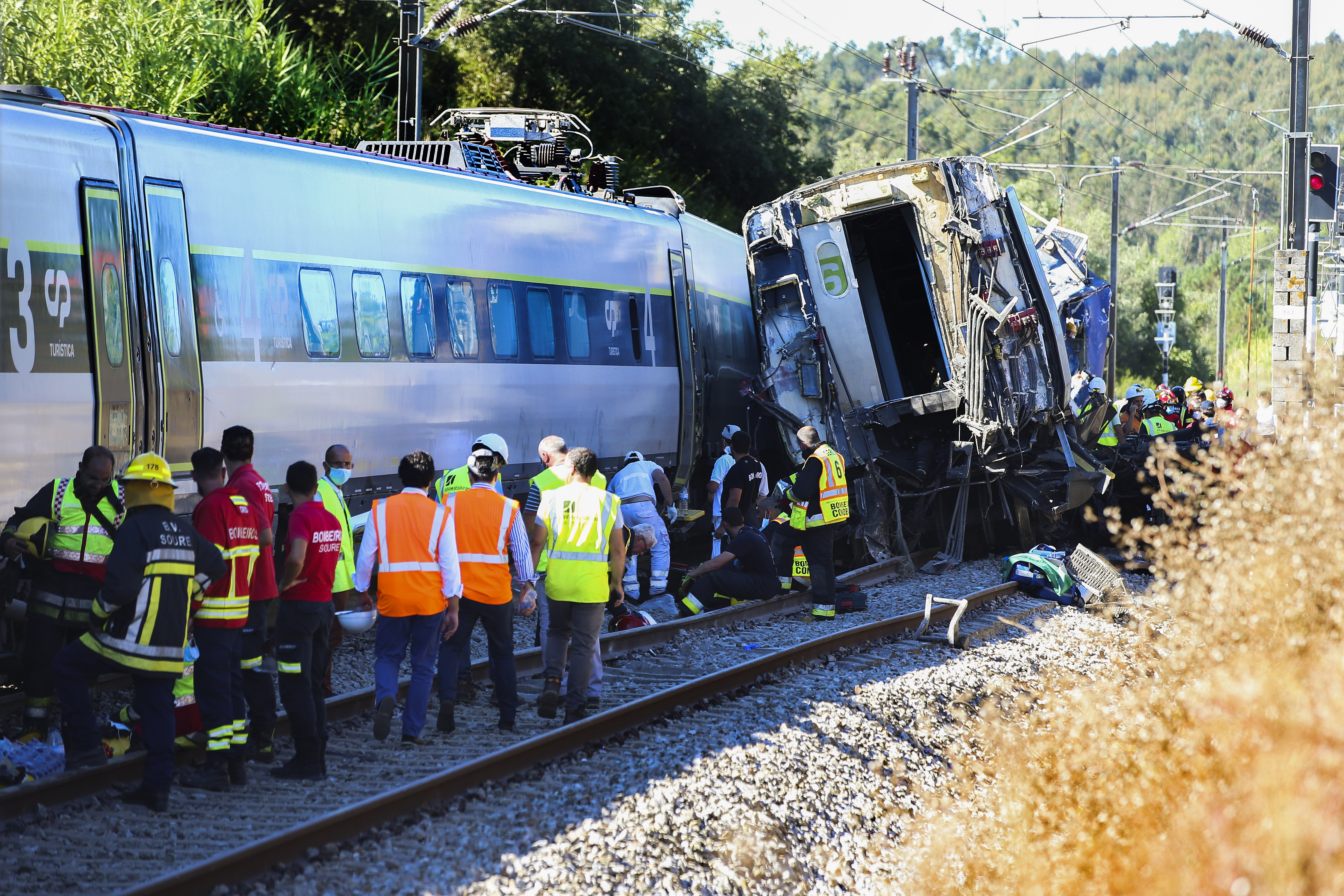 Portugalija, nesreća, voz, Train crash in Soure