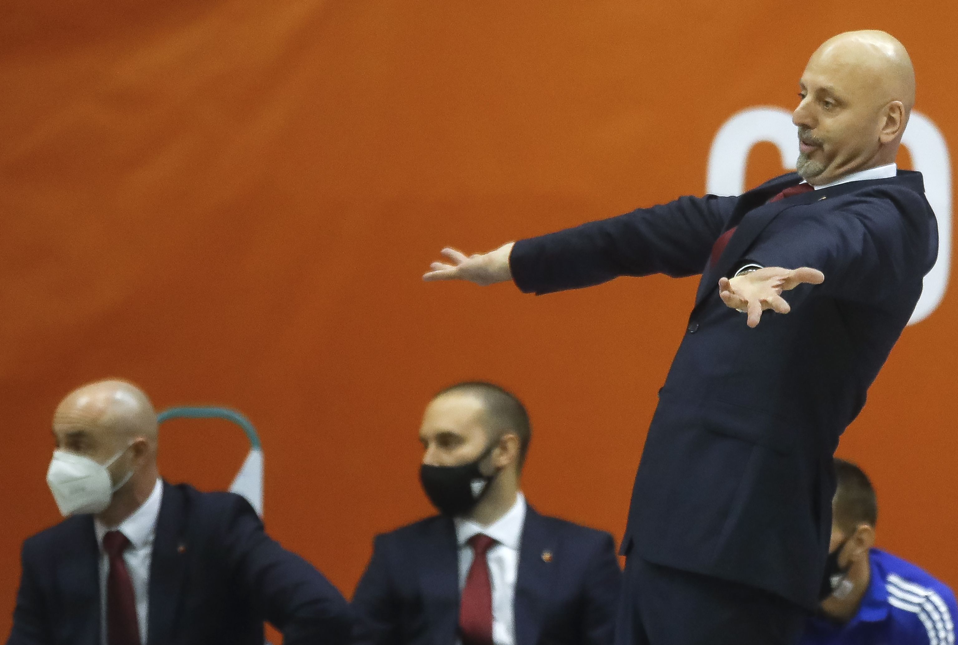 Kosarka Basketball ABA season 2020-2021
Partizan v Crvena Zvezda
head coach Sasa Obradovic
Beograd, 23.11.2020.
foto: Miroslav Todorovic/Starsportphoto ©