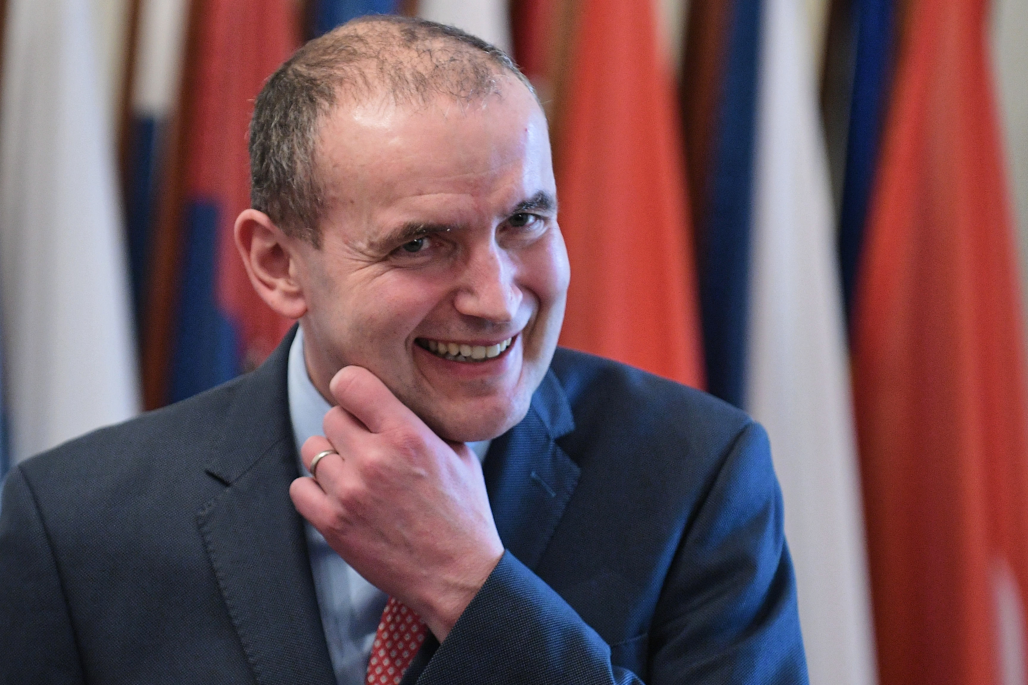 Icelandic President Gudni Thorlacius Johannesson press conference in Poland